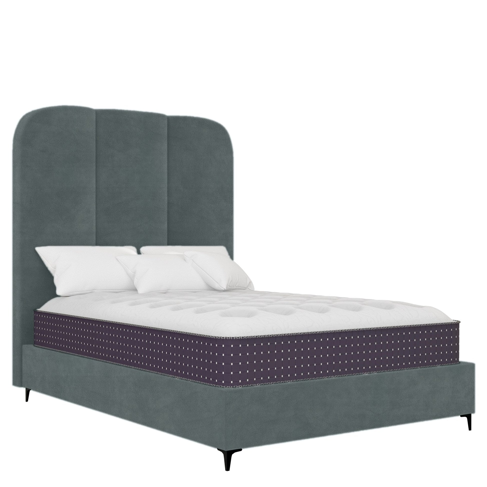 Arlington - Rounded - Slate Blue Velvet #11