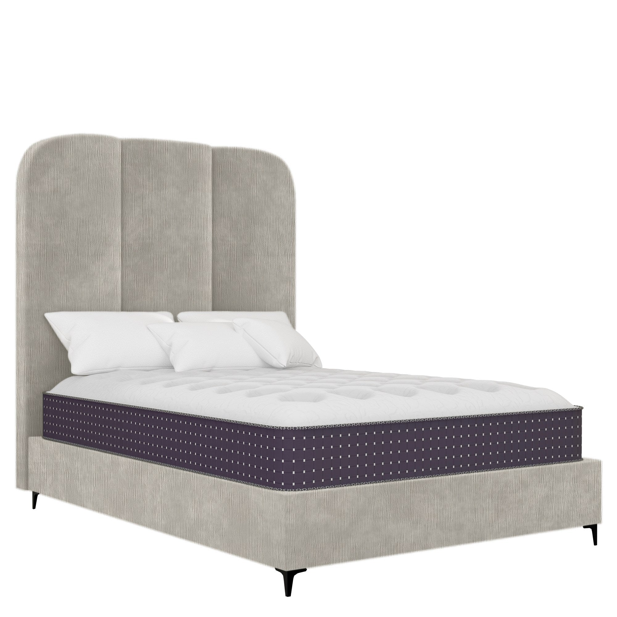 Arlington - Rounded - Taupe Suede