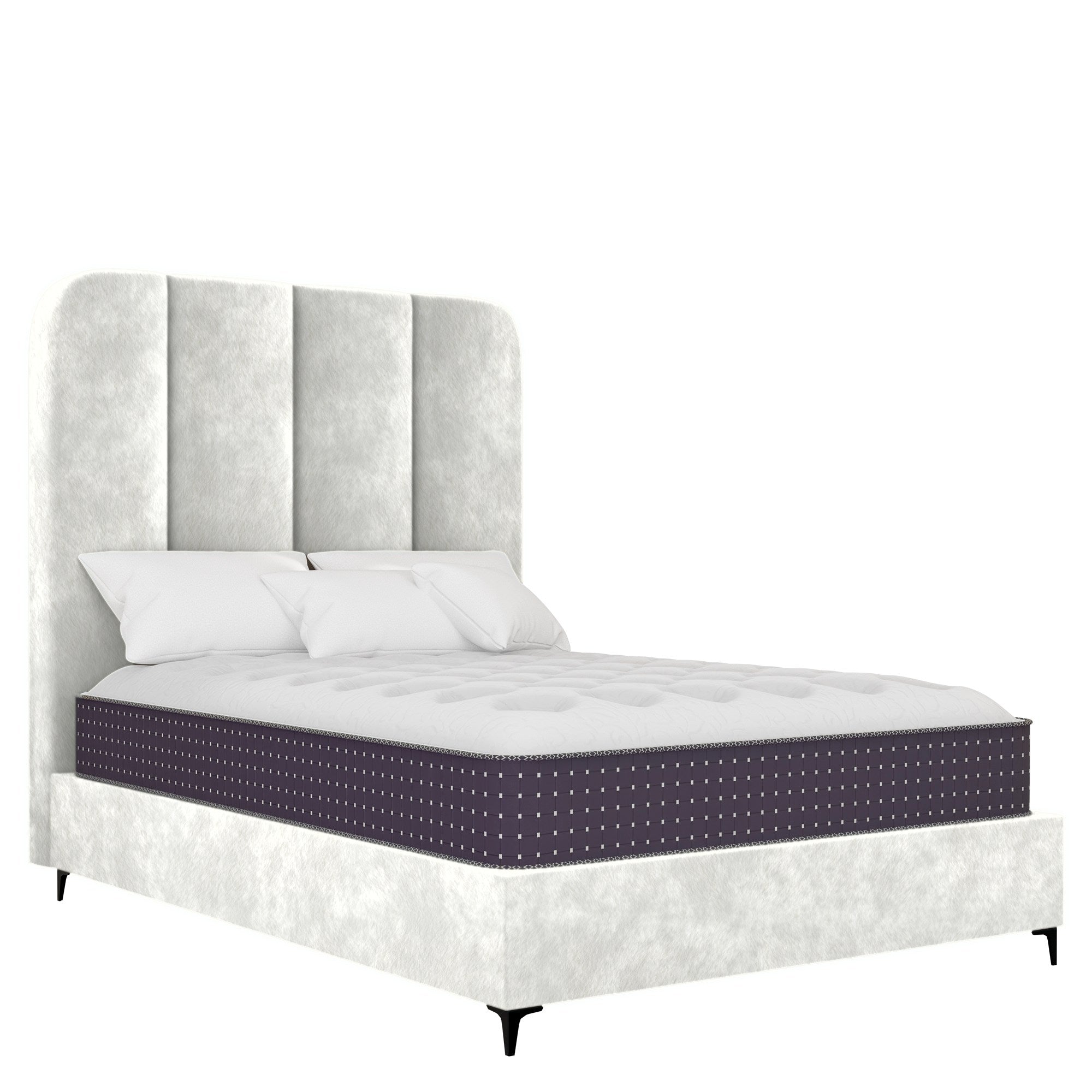 Axton - Rounded - Bunny White