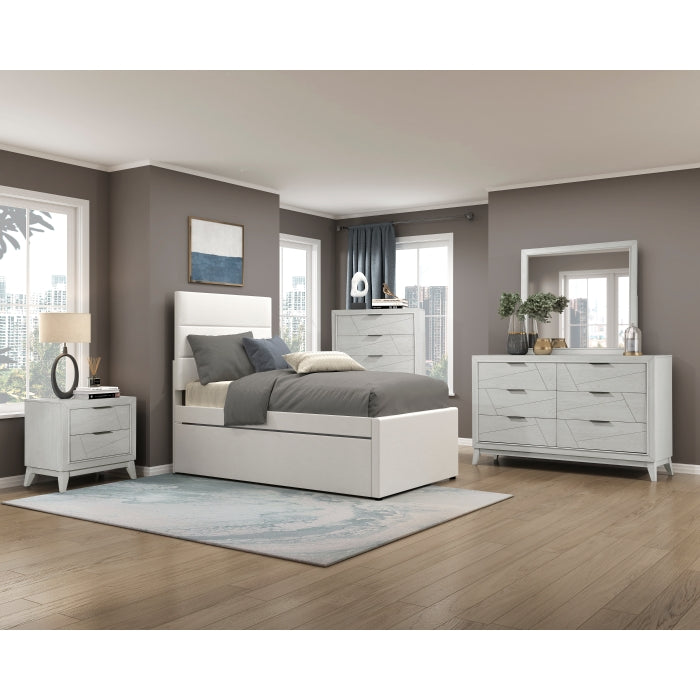 Stripe Trundle Bed - styled room