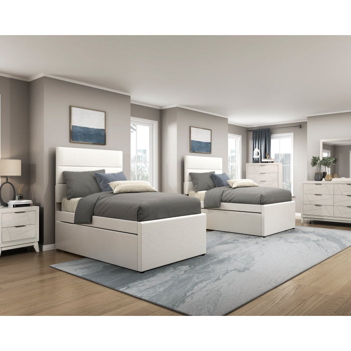 Stripe Trundle Bed - styled room