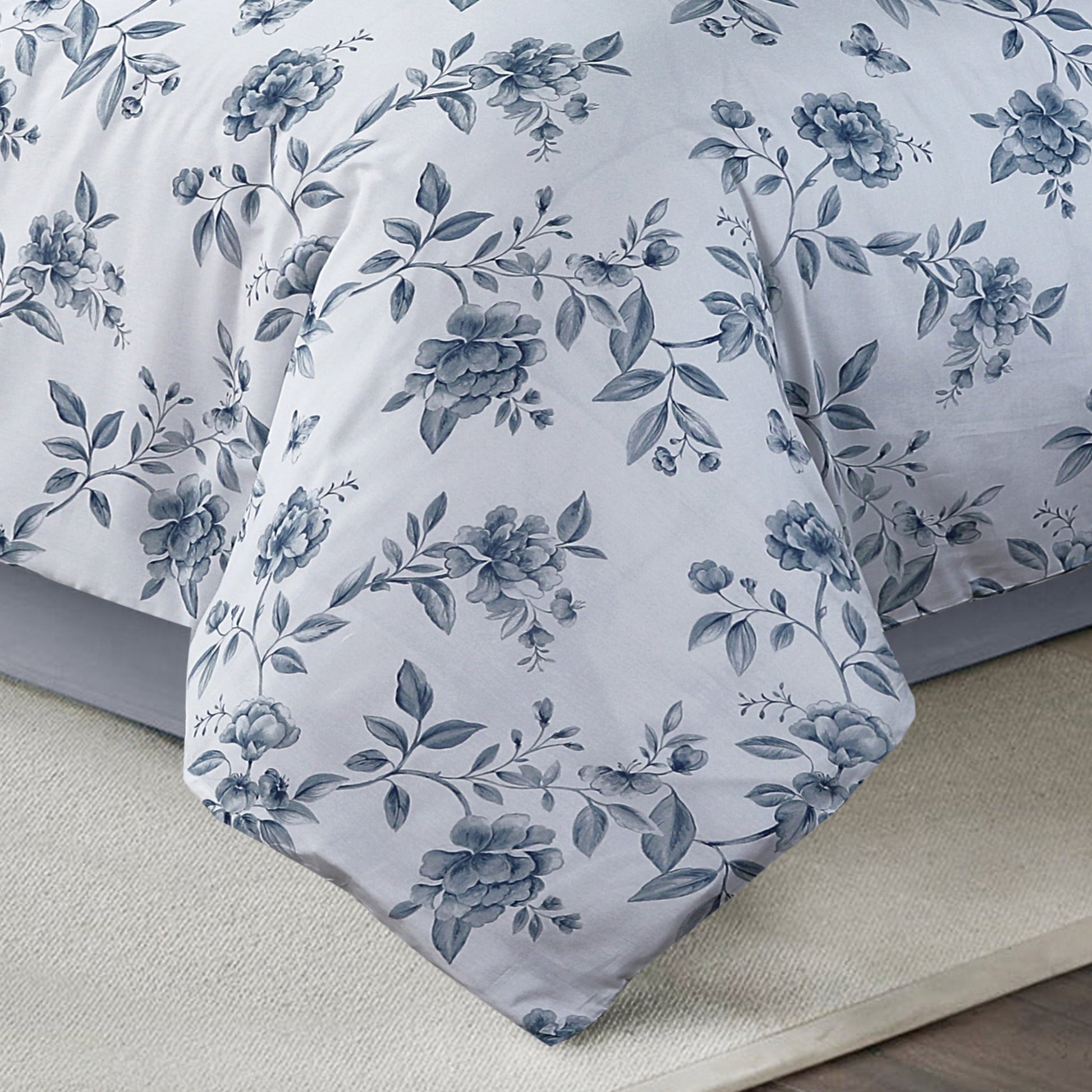 Amalfi Orchard - Blue Bed Linen Set - Blue - King