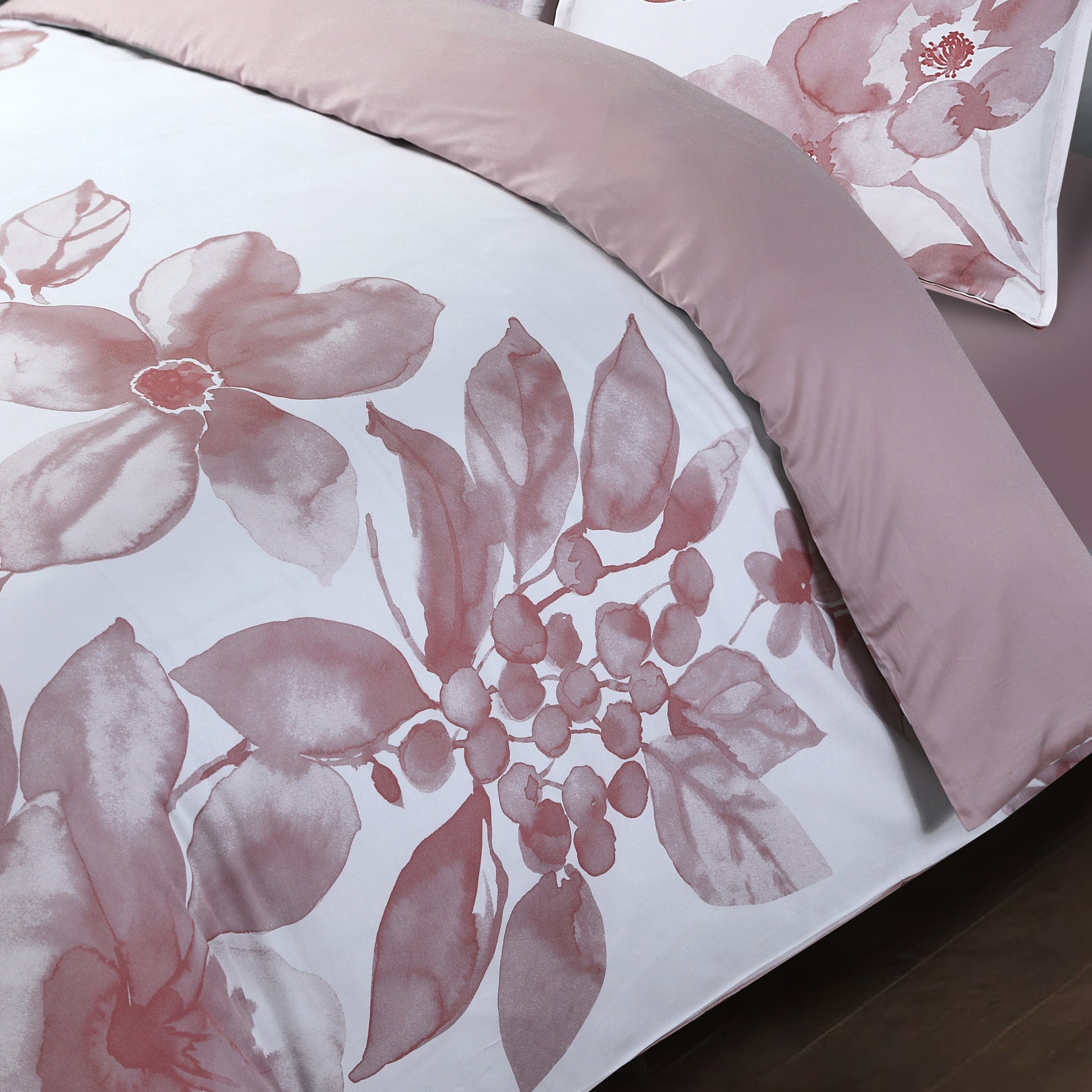 Brussels Beauty - Rose Bed Linen Set - Rose - Full