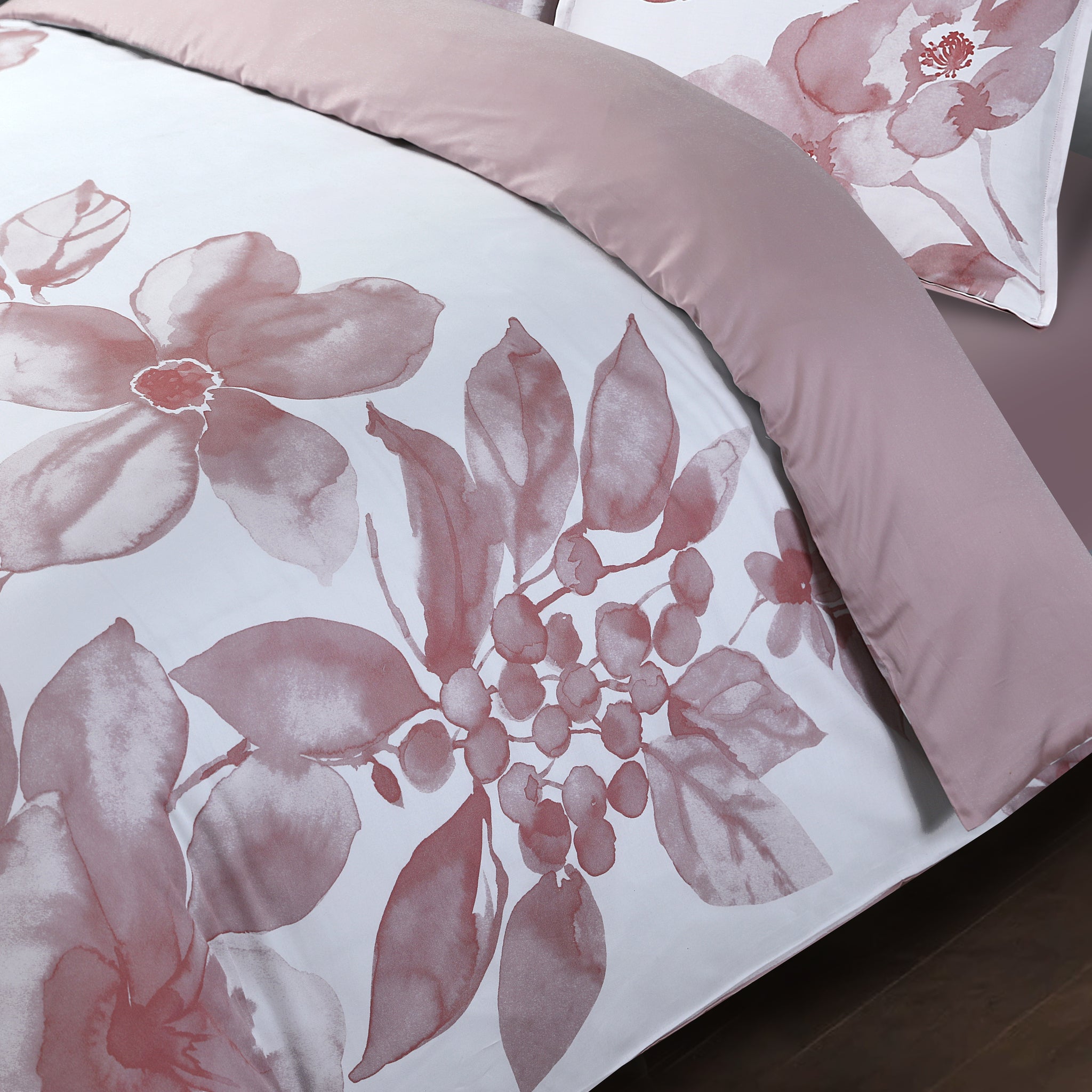 Brussels Beauty - Rose Bed Linen Set - Rose - Full