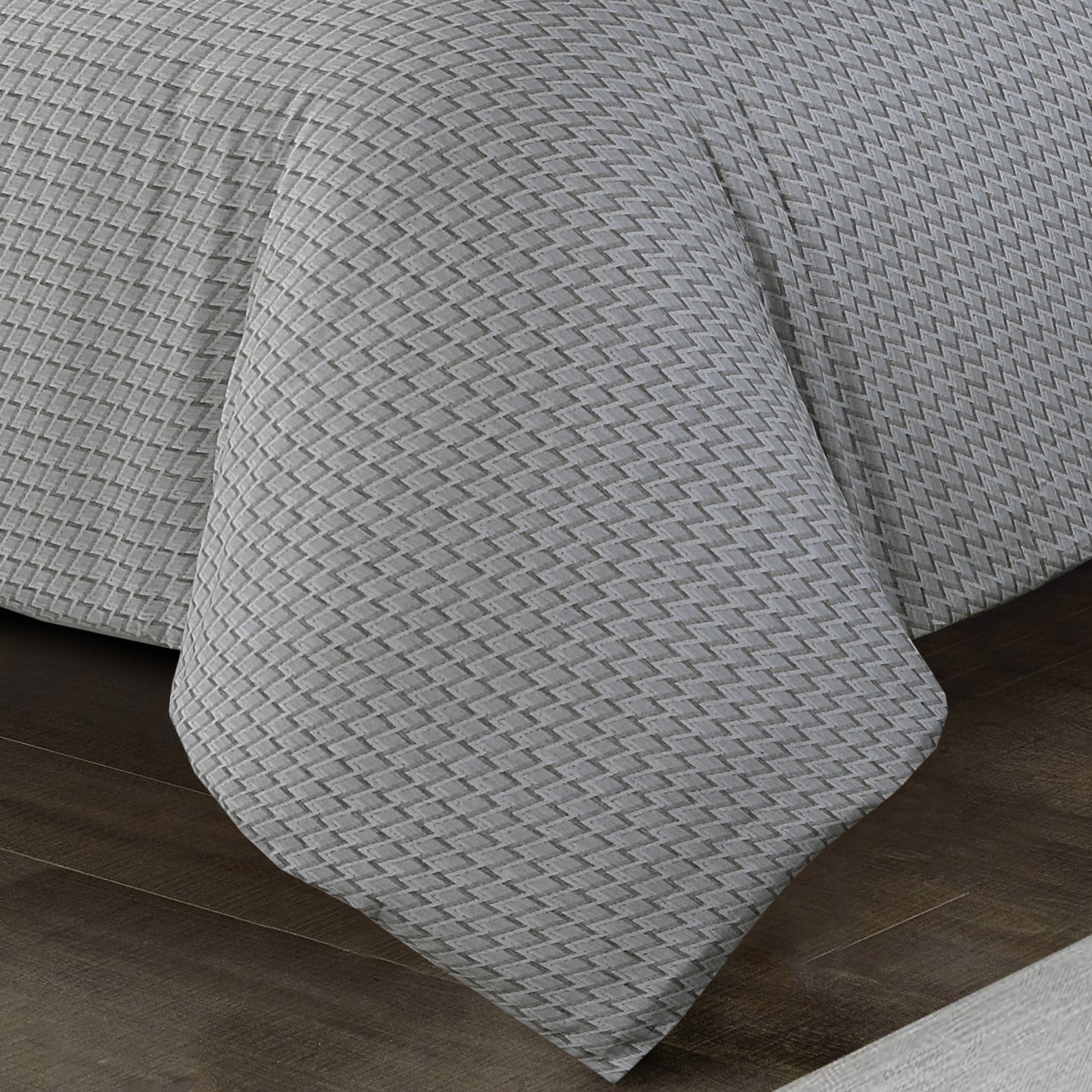 Cambridge - Gray Bed Linen Set - Gray - Queen