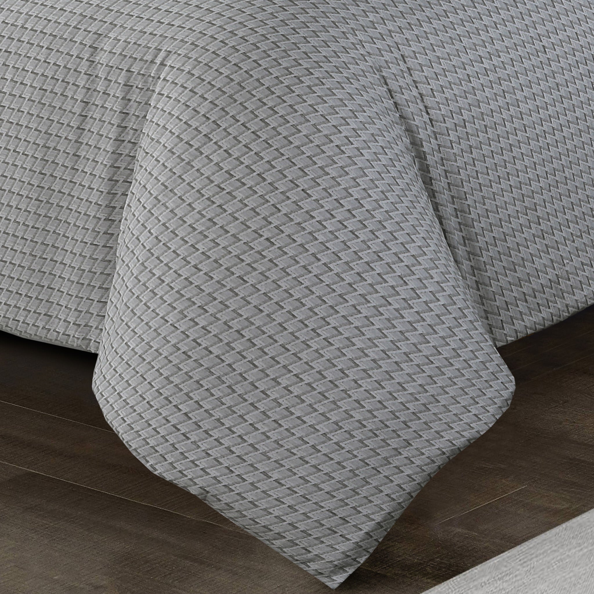 Cambridge - Gray Bed Linen Set - Gray - Queen