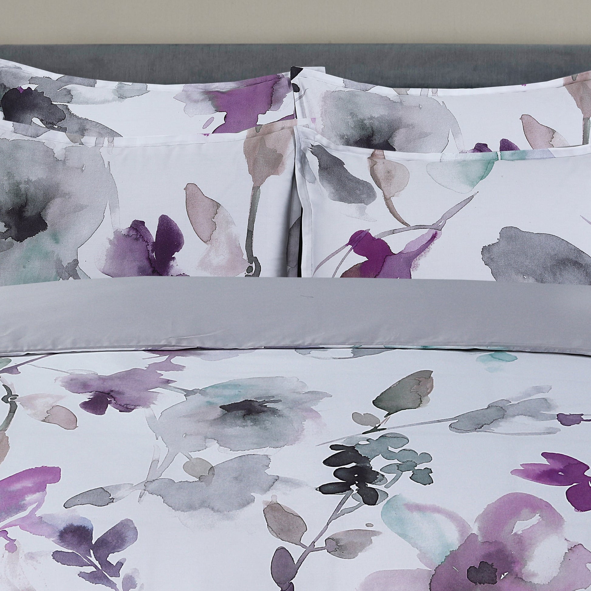 Summer Breeze Bed Linen Set - Pastel Gray - 48" Twin