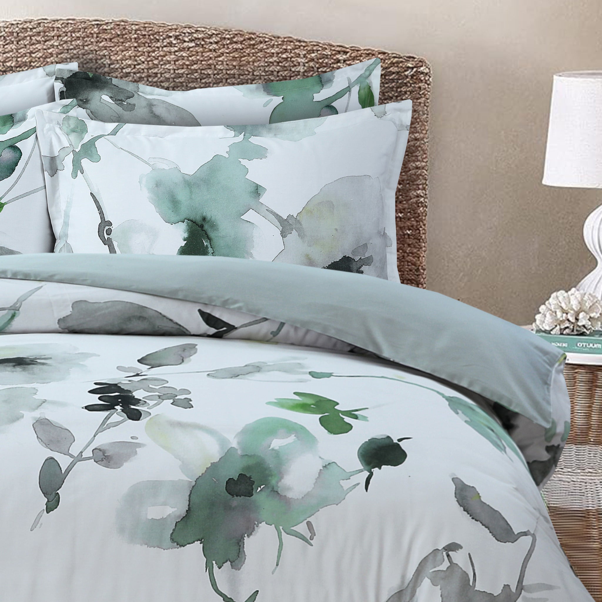 Summer Breeze Bed Linen Set - Emerald - 48" Full