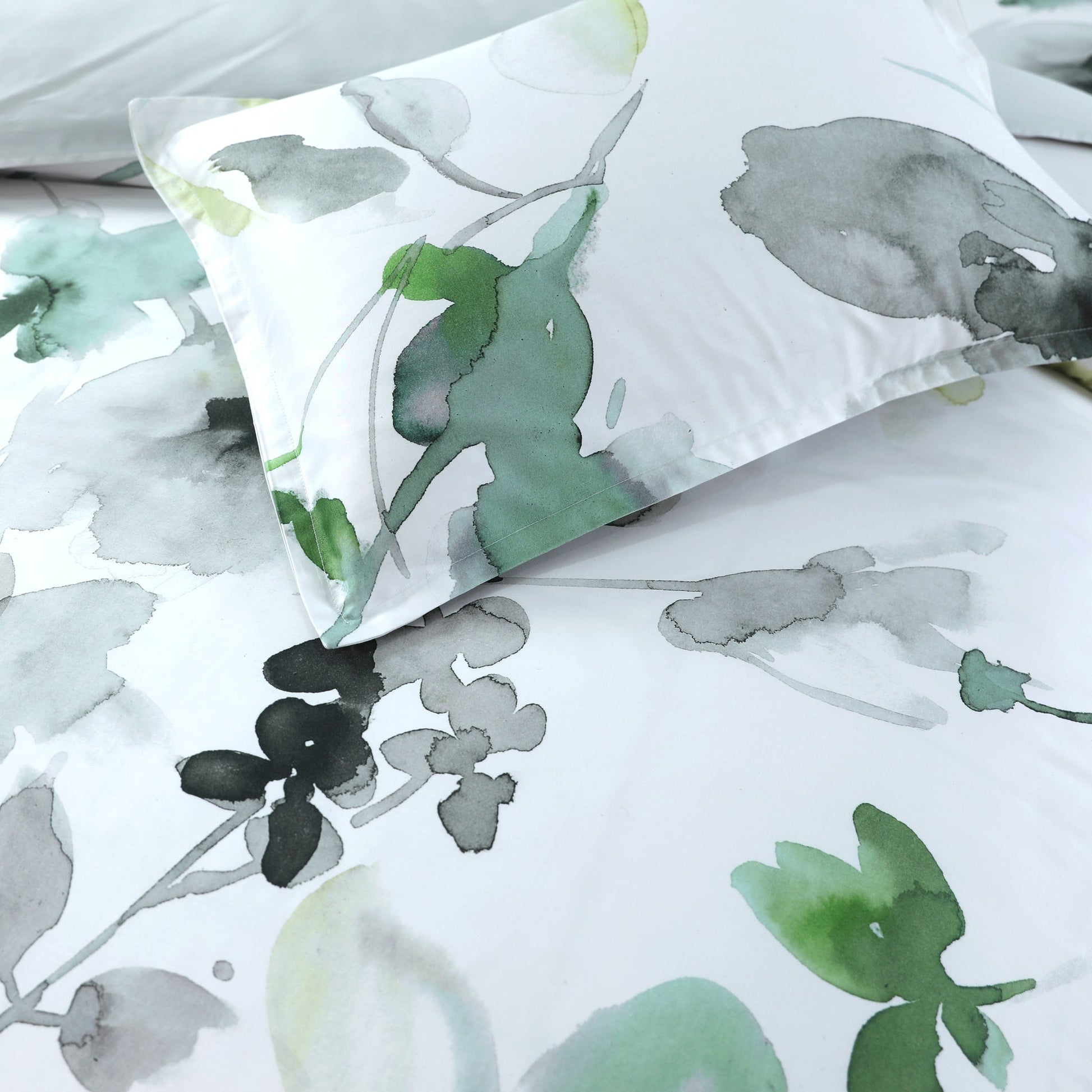 Summer Breeze Bed Linen Set - Emerald - Queen