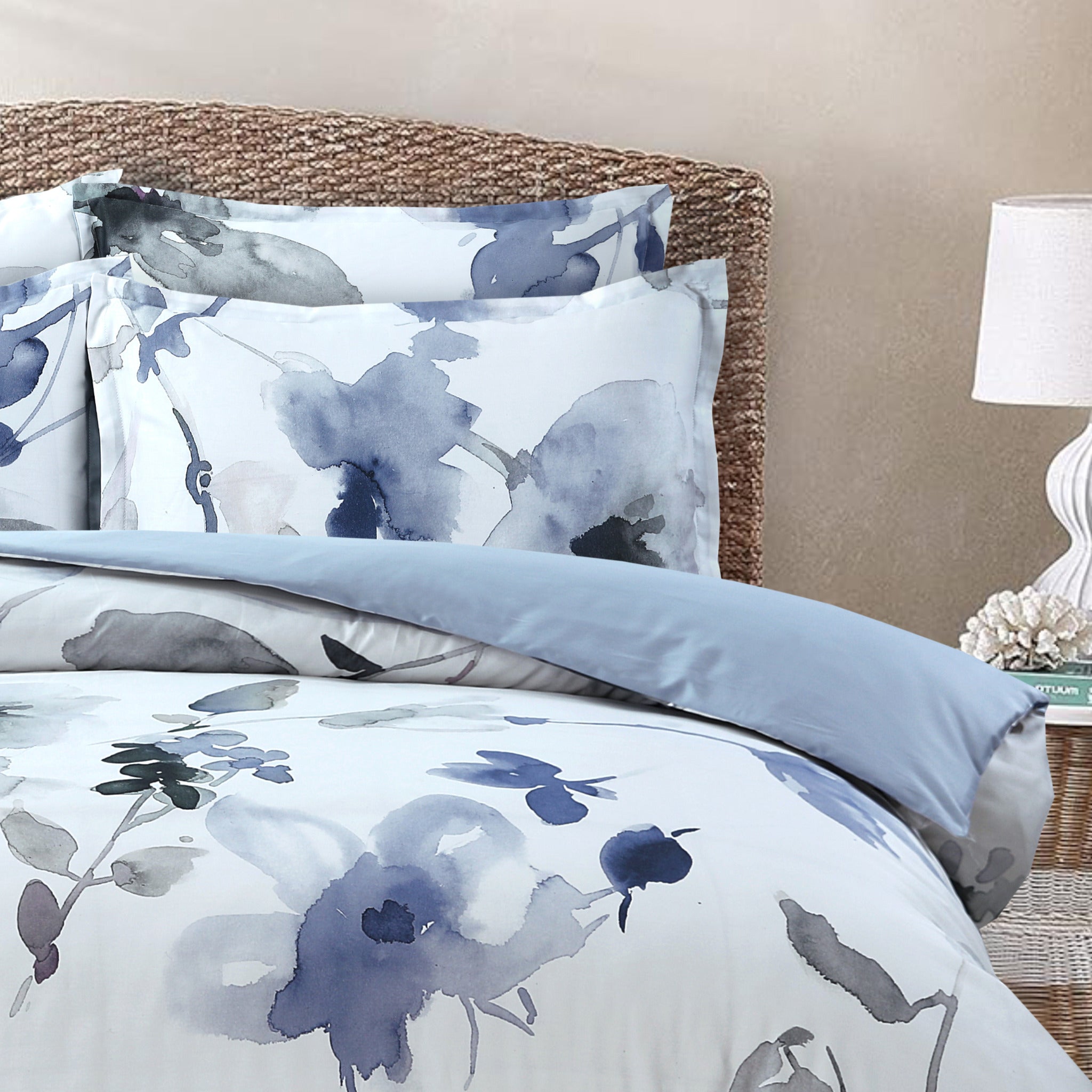 Summer Breeze Bed Linen Set - Ocean Blue - 48" Full