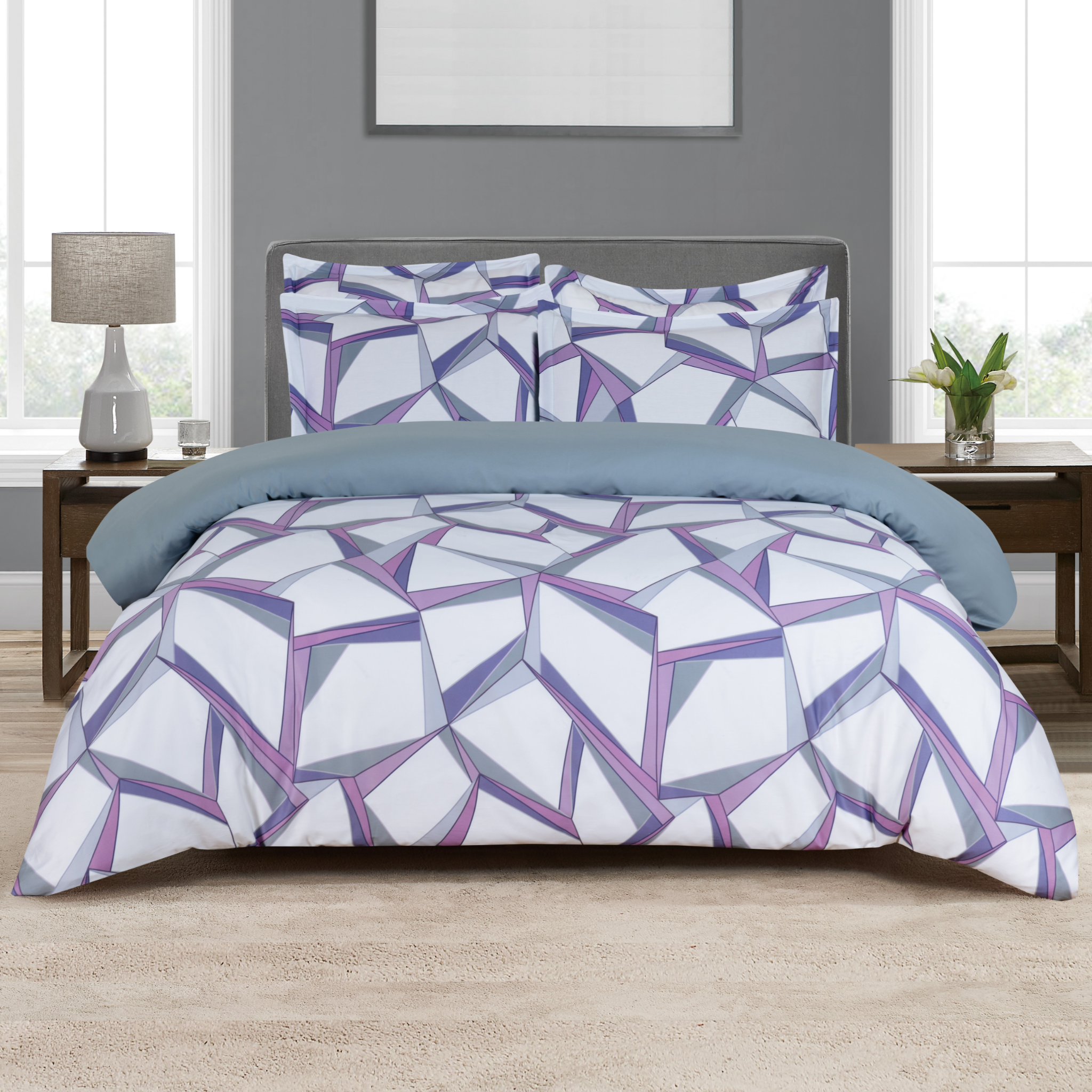 Tokyo Comfort Bed Linen Set - Mauve - Twin