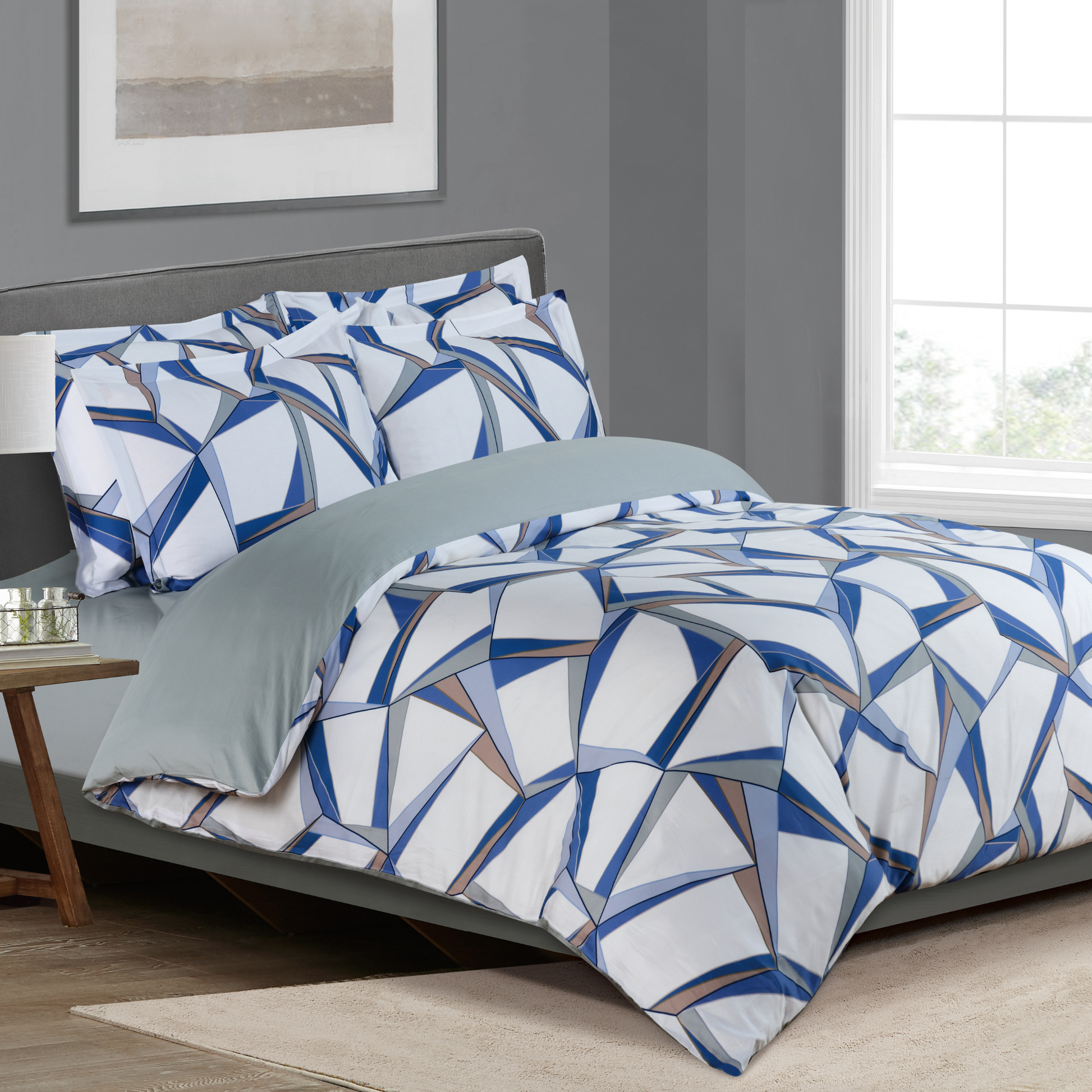 Tokyo Comfort Bed Linen Set - Blue - 44" Twin