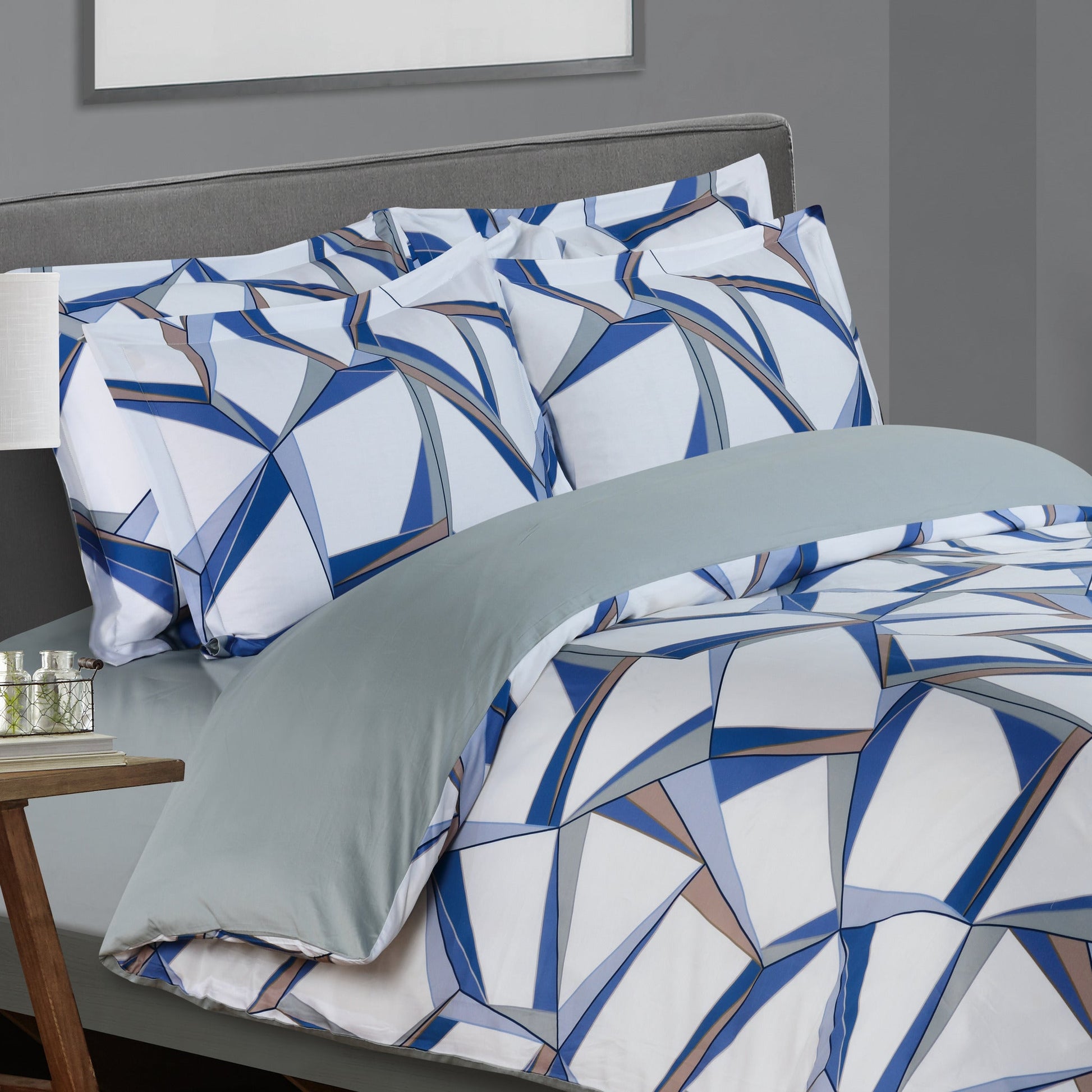 Tokyo Comfort Bed Linen Set - Blue - 48" Twin