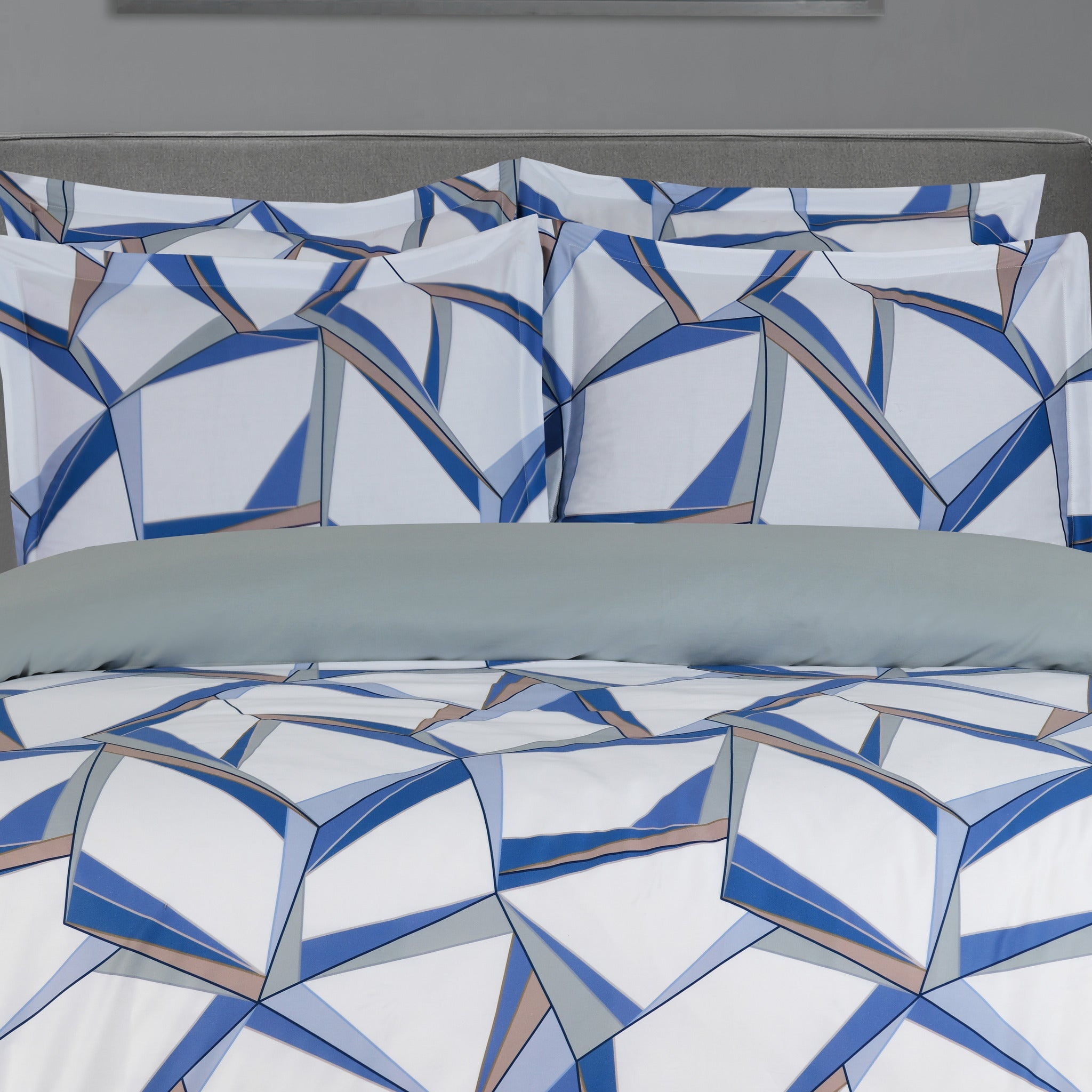 Tokyo Comfort Bed Linen Set - Blue - Full