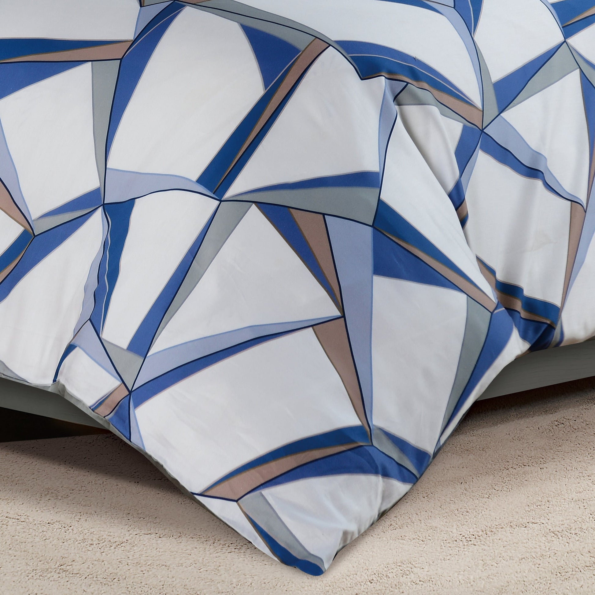 Tokyo Comfort Bed Linen Set - Blue - Queen