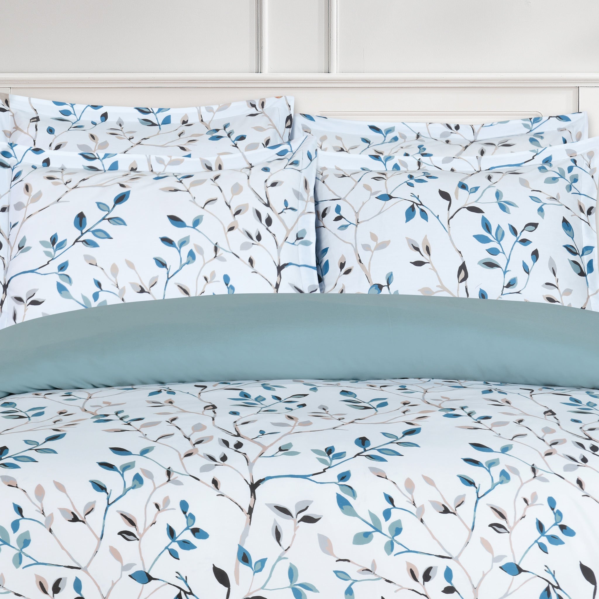Forest Ferns - Seafoam Bed Linen Set - Seafoam - Full