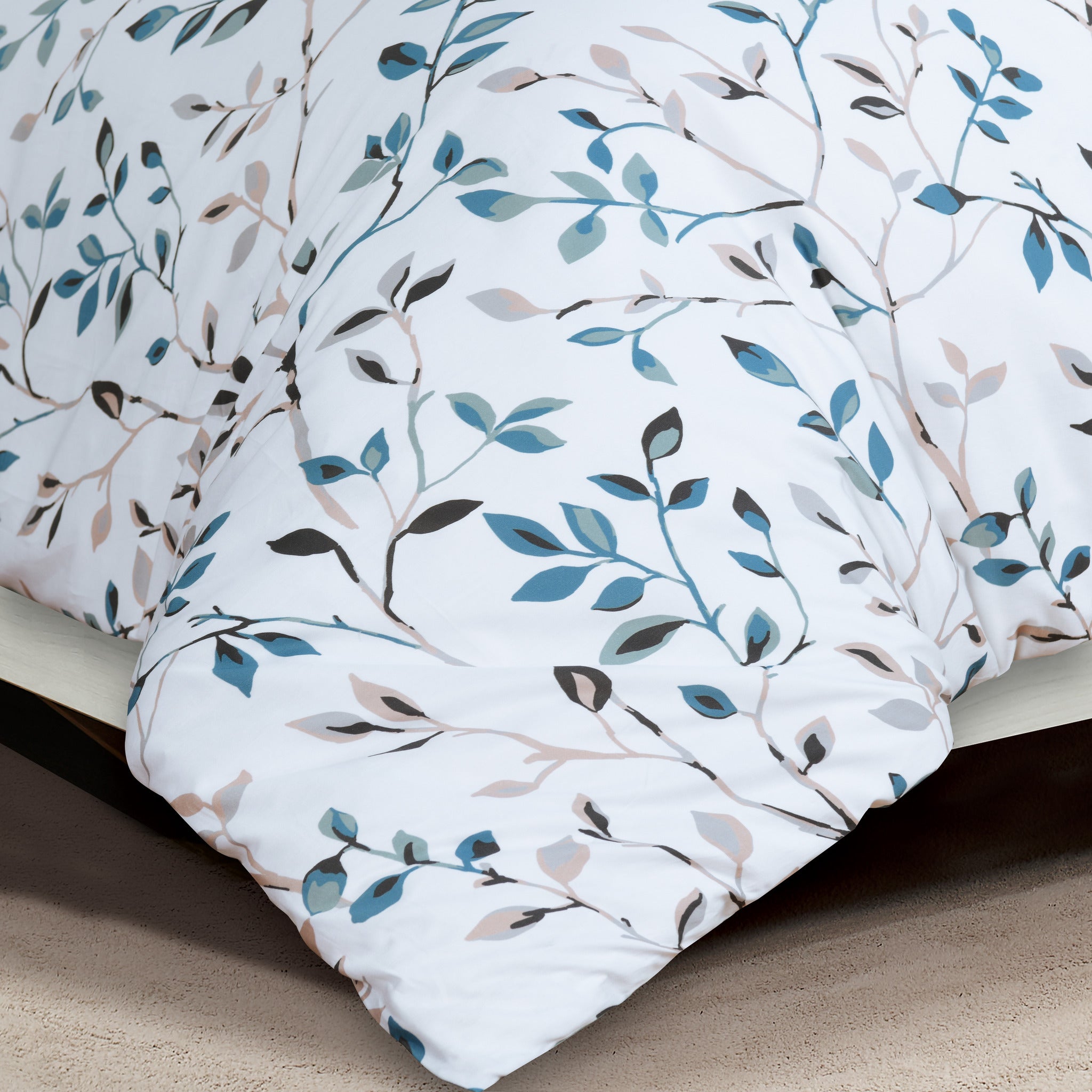 Forest Ferns - Seafoam Bed Linen Set - Seafoam - King