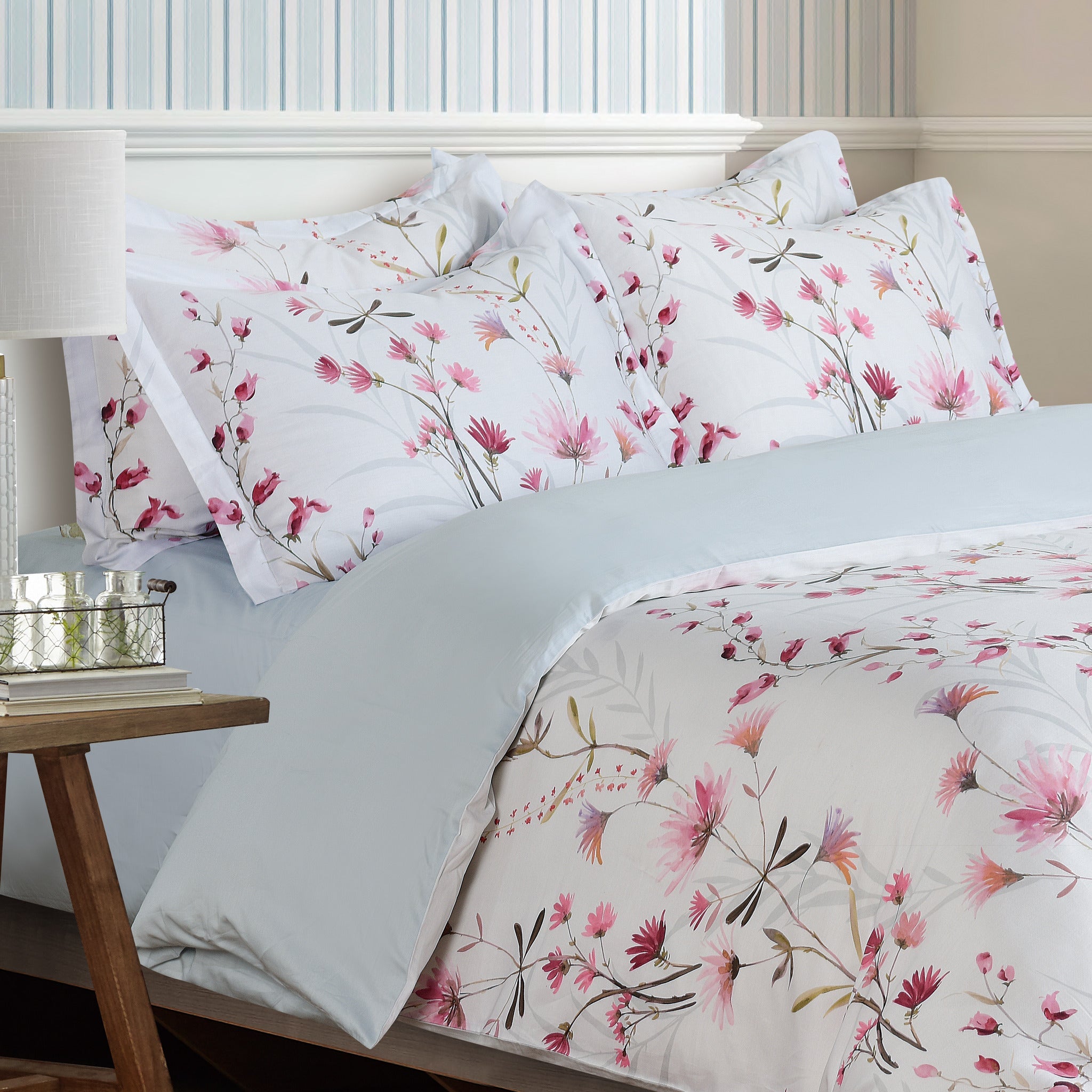 Daisy Dreams - Blush Bed Linen Set - Blush - Queen