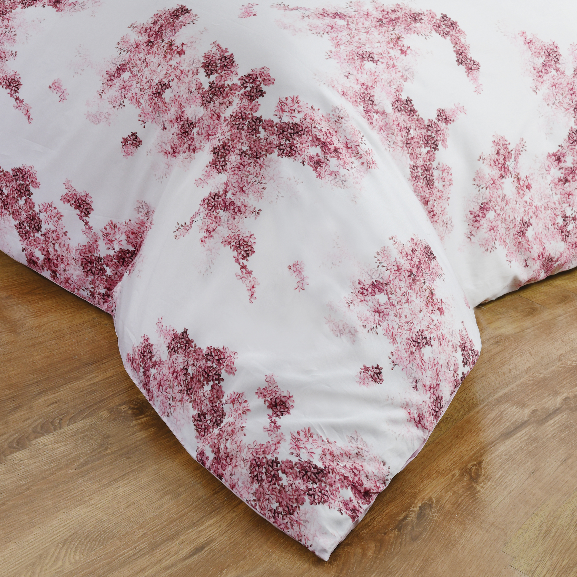 LILAC CASCADE Antique Rose Bed Linen Set - King