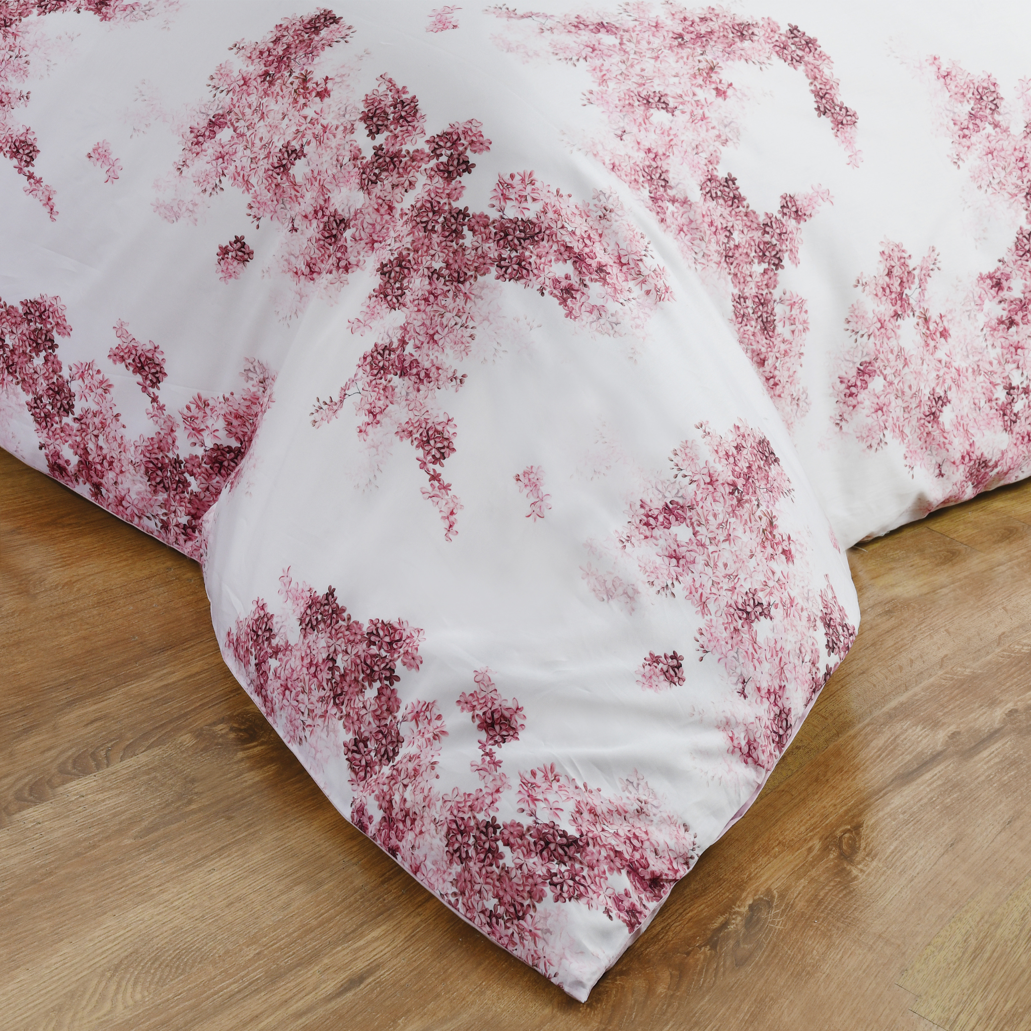 LILAC CASCADE Antique Rose Bed Linen Set - King