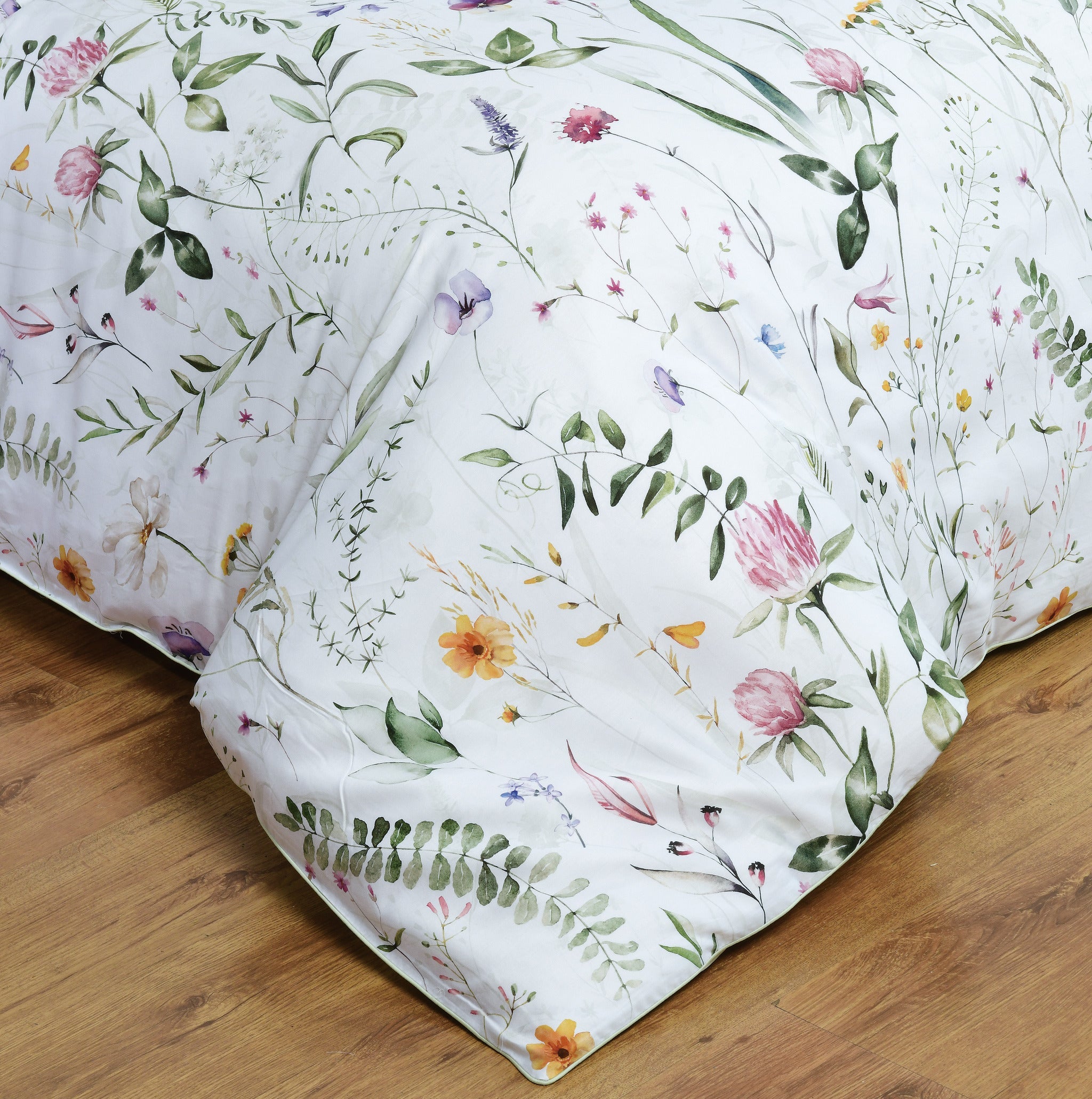 VERA VERDE - Mint Bed Linen Set - Mint - King