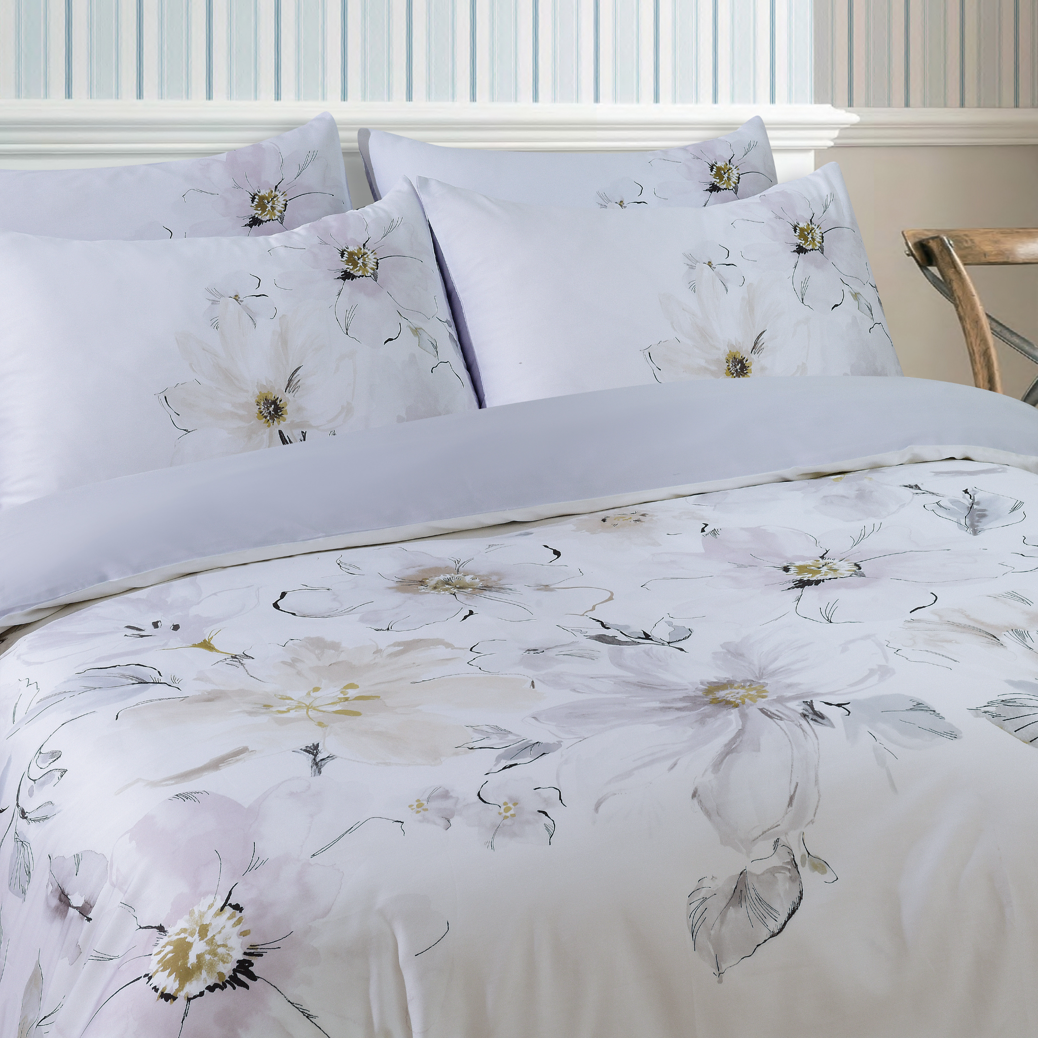 Anatolian Garden - Lavender Bed Linen Set - Lavender - Full