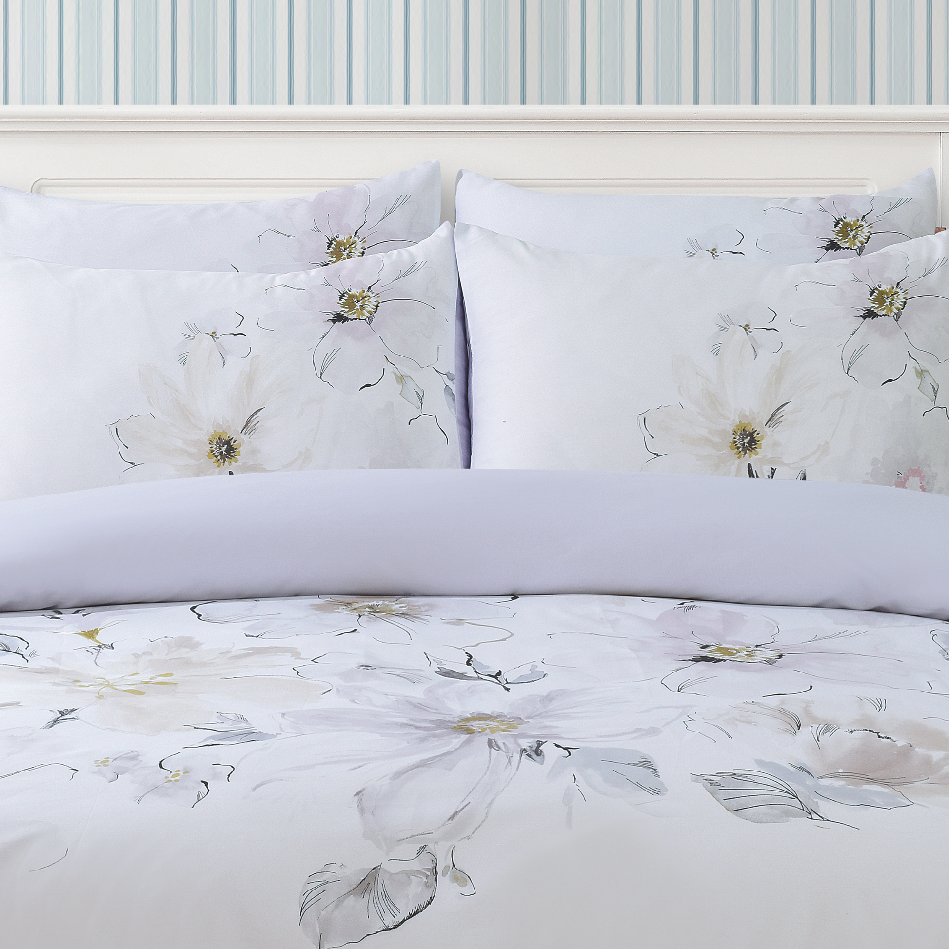Anatolian Garden - Lavender Bed Linen Set - Lavender - Queen