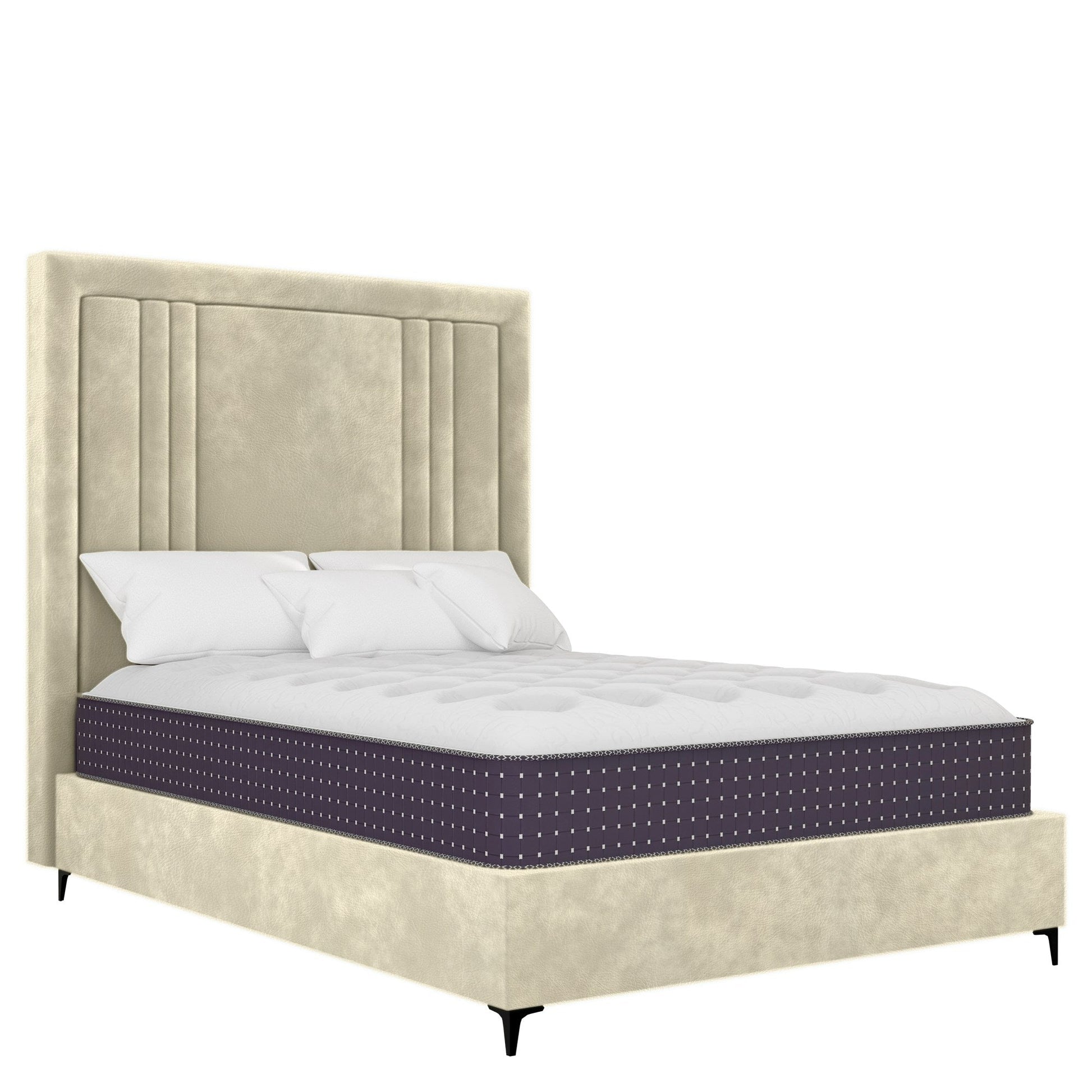 Belmont - Rimline - Beige Leather