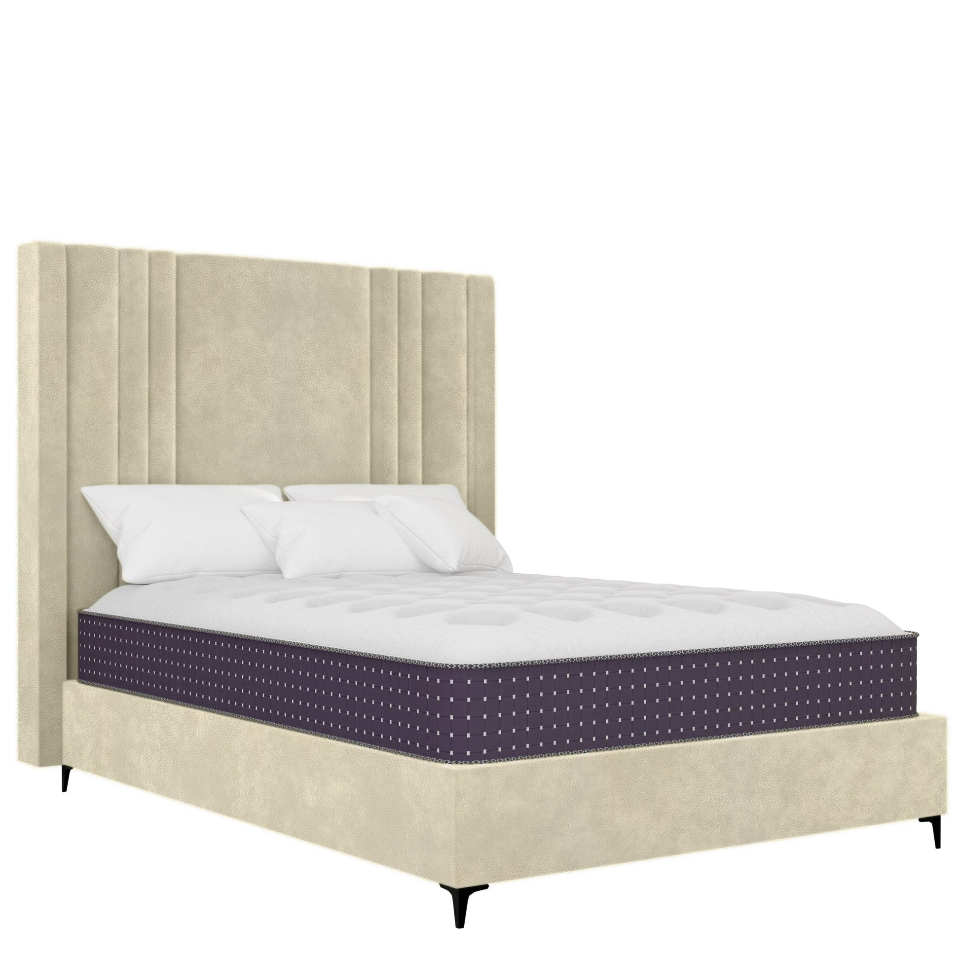 Belmont - Wings - Beige Leather