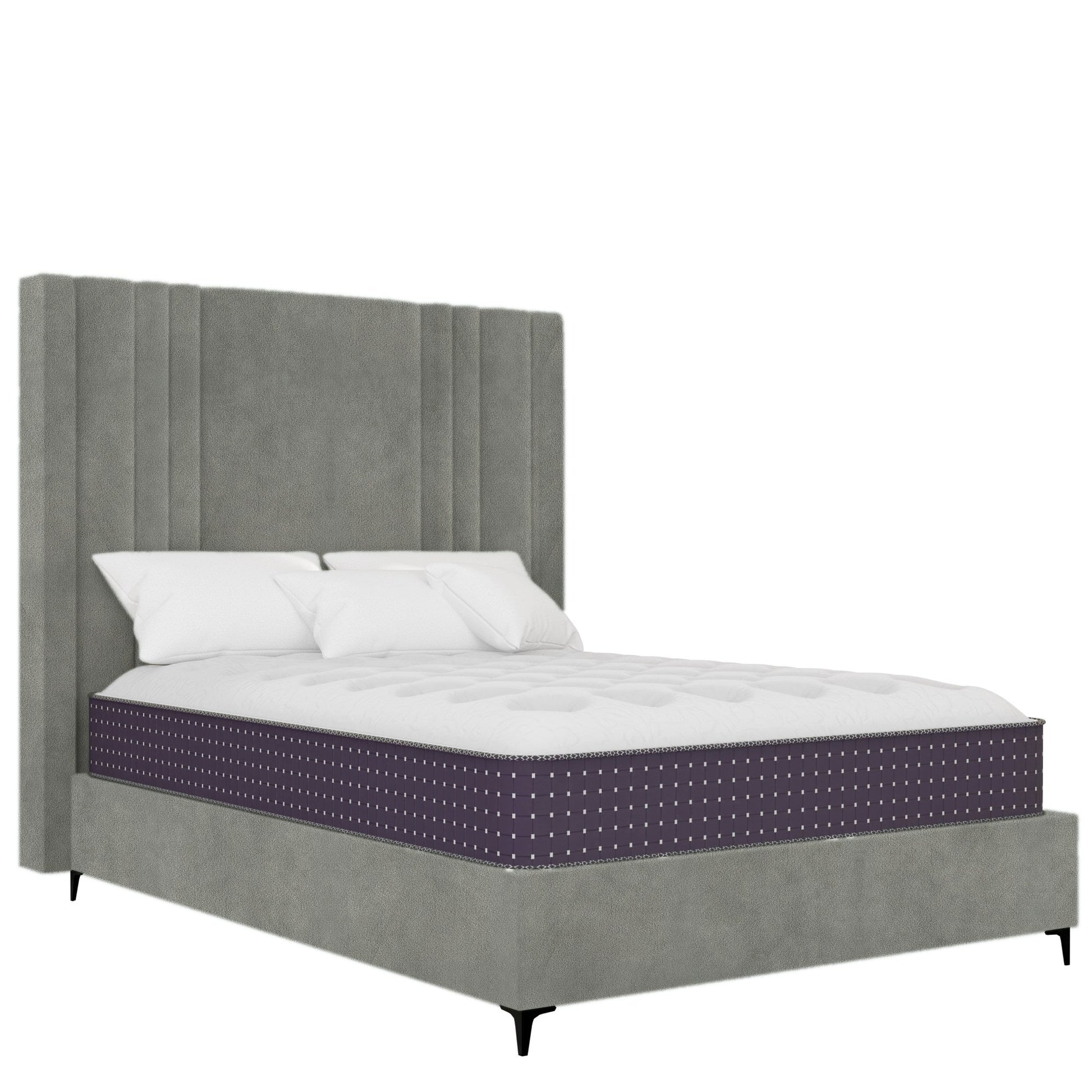 Belmont - Wings - Grey Velvet #9
