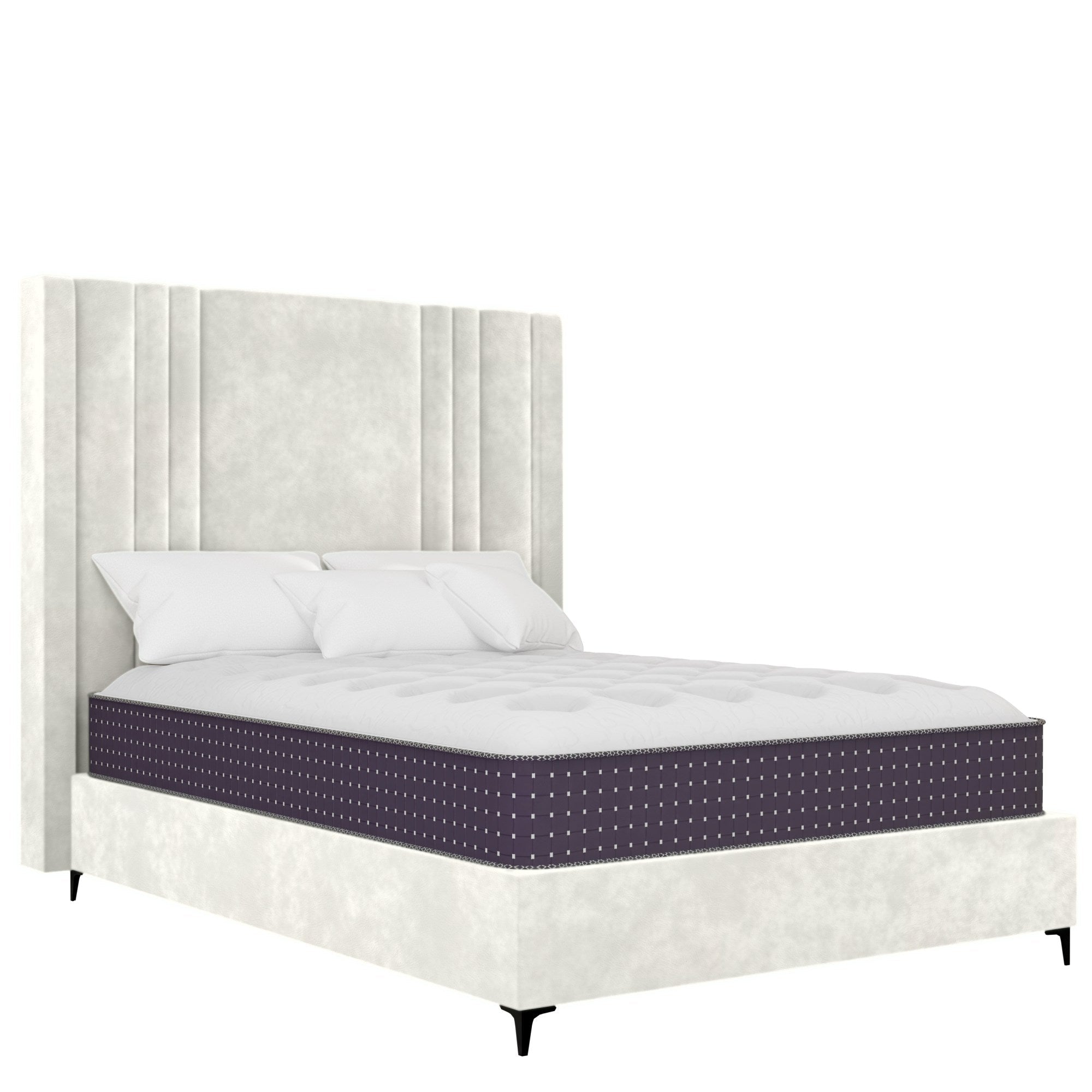 Belmont - Wings - White Leather