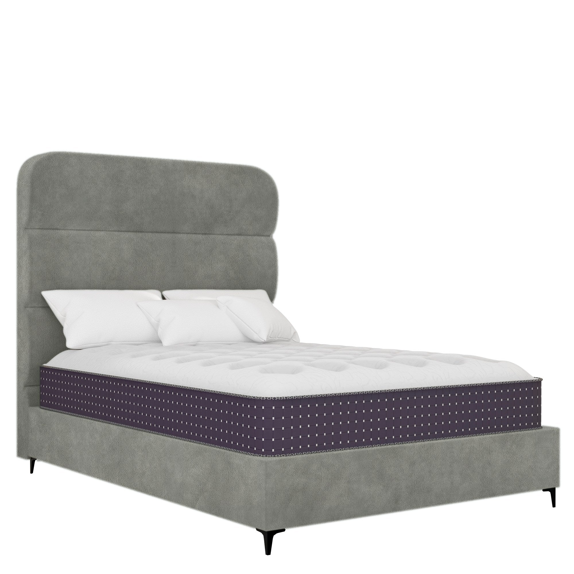 Concord - Rounded - Grey Velvet #9