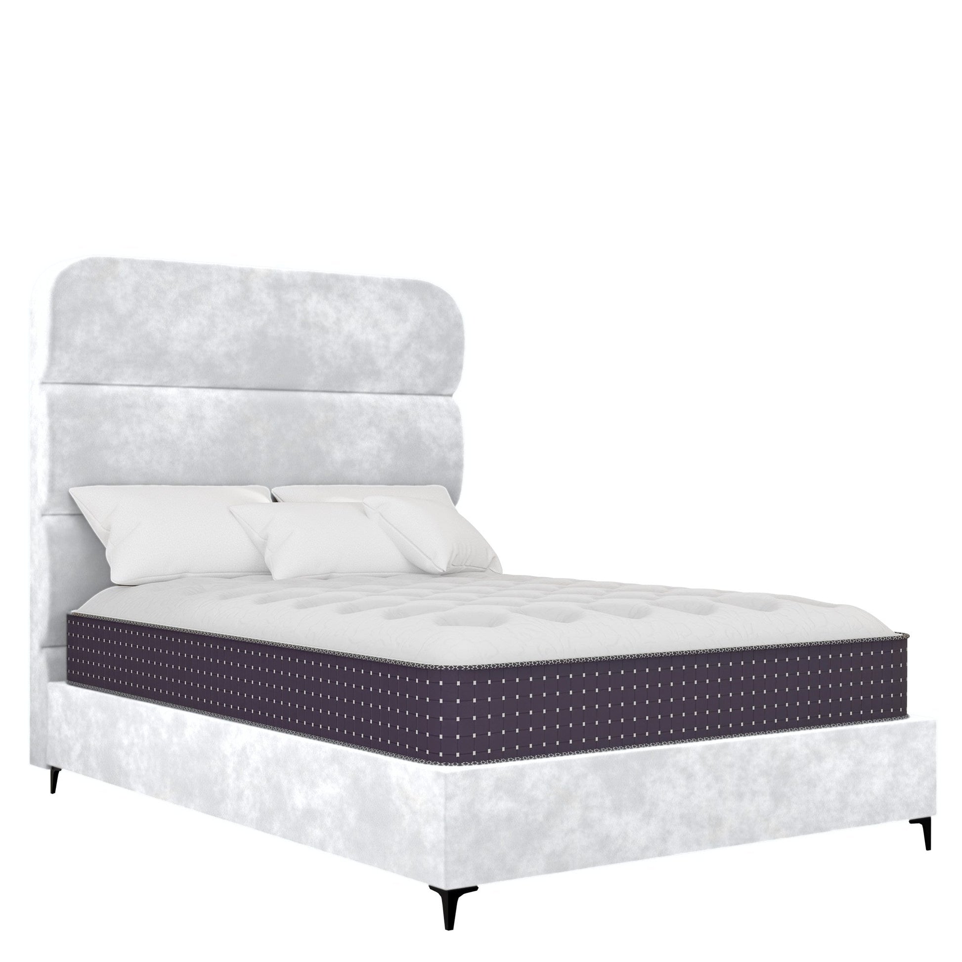 Concord - Rounded - White Velvet #67