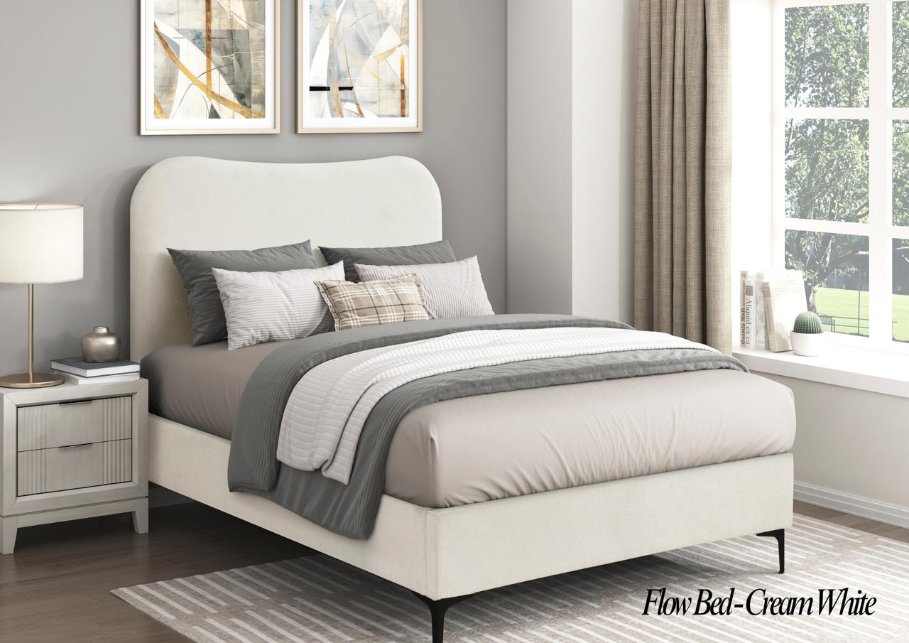 Flow Upholstered Bed