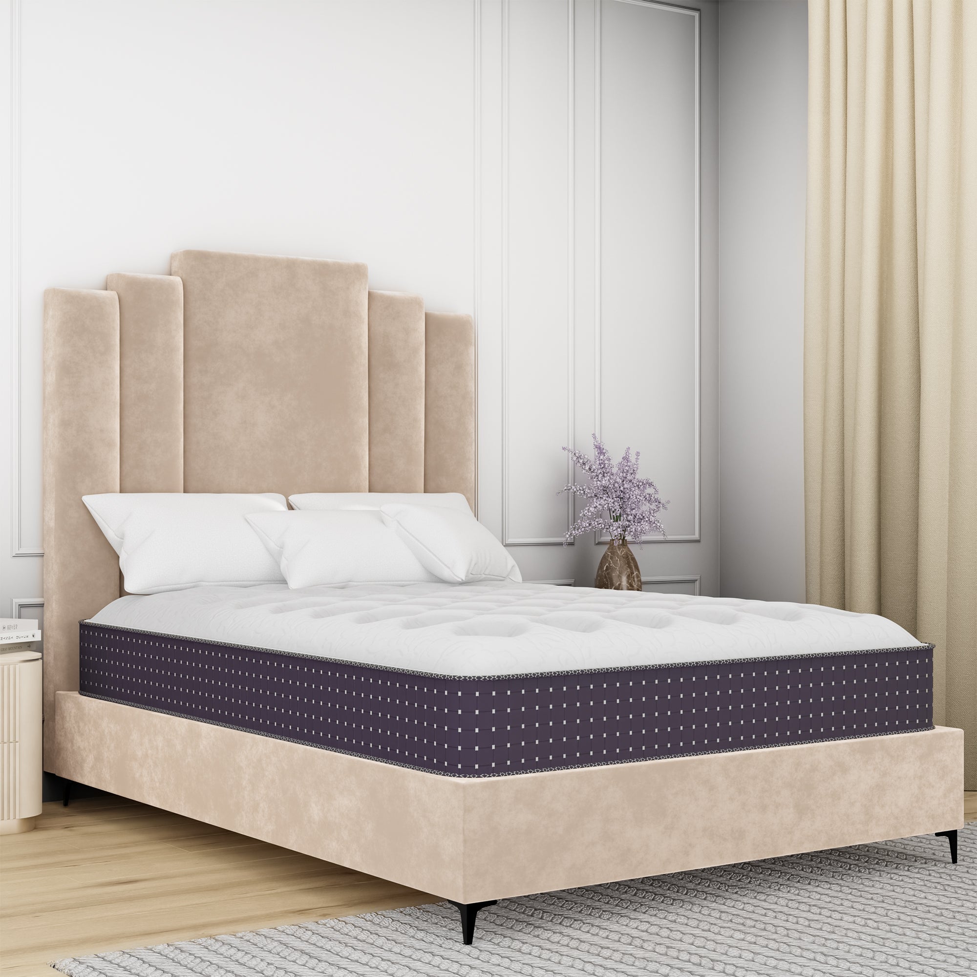 Heirloom bed in room setting