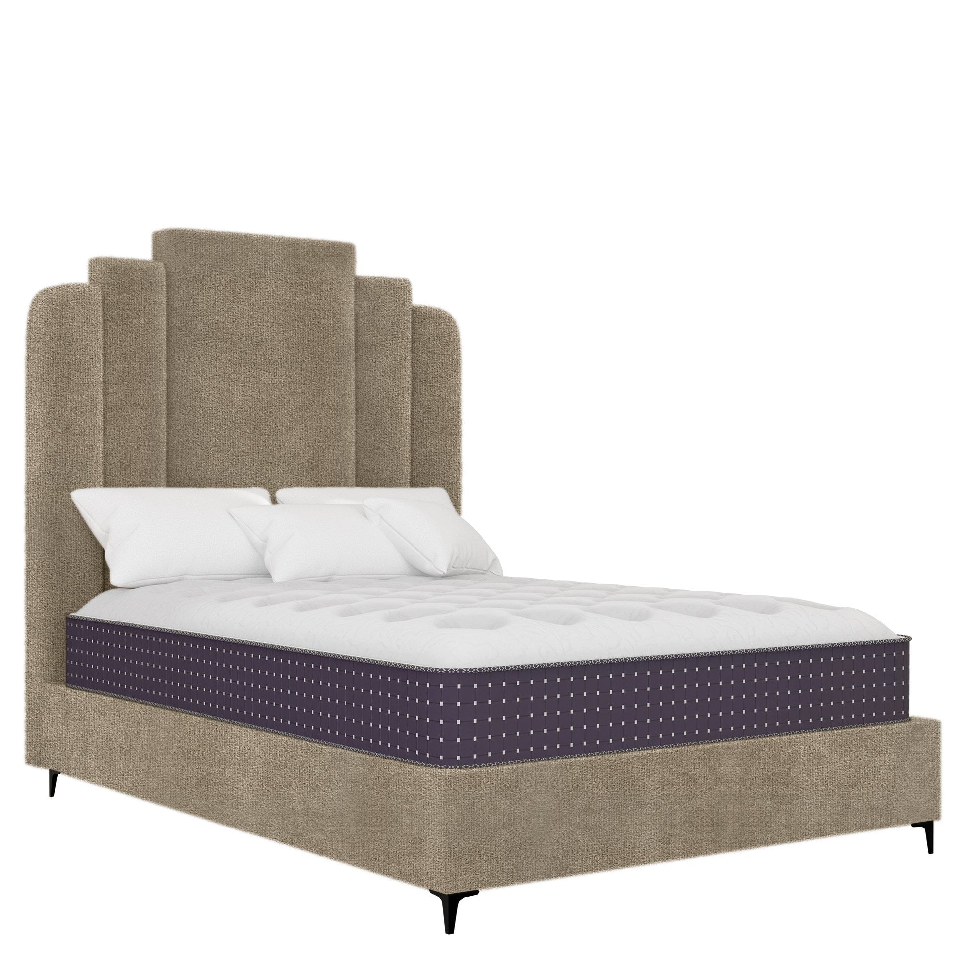 Heirloom - Rounded - Taupe Velvet #8