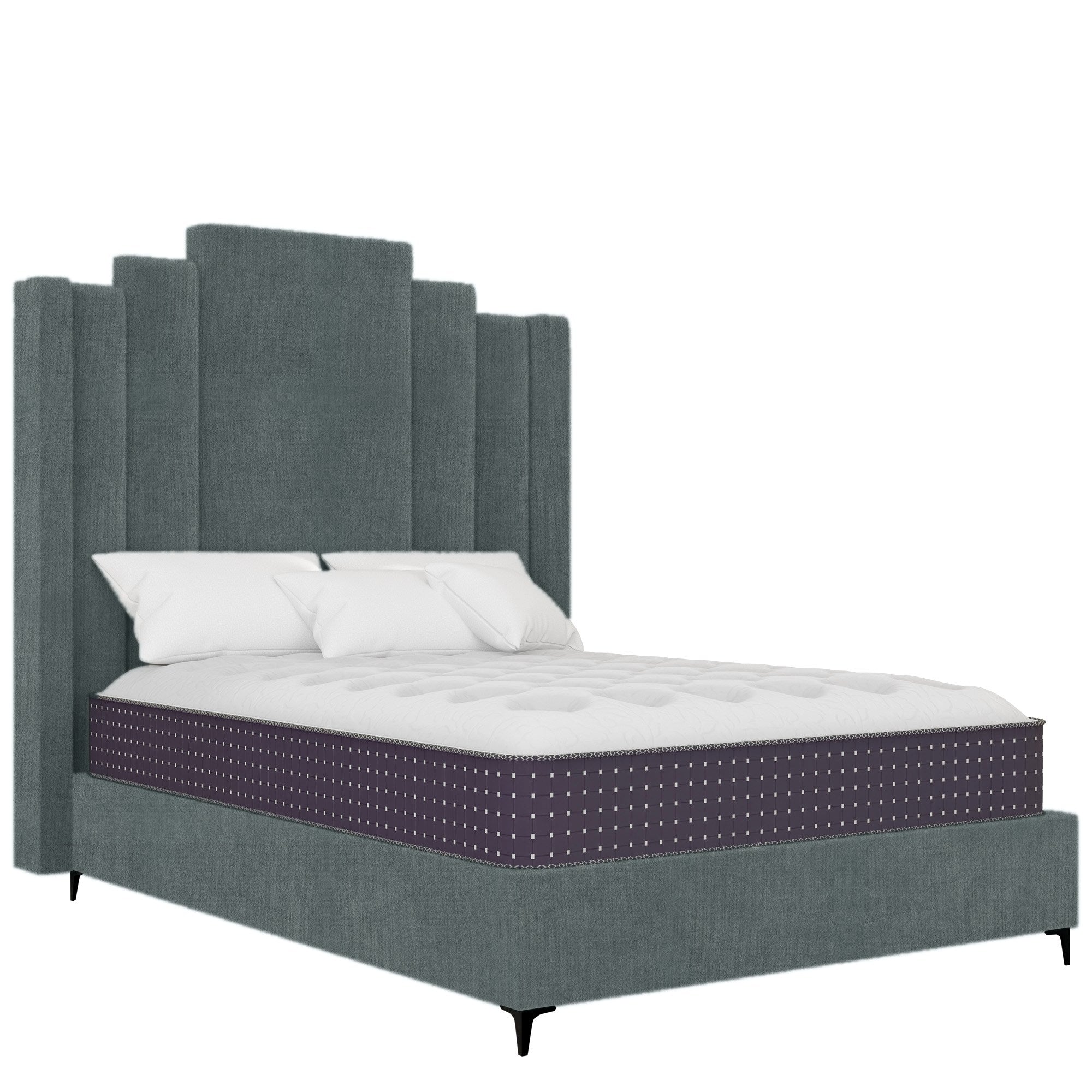 Heirloom - Wings - Slate Blue Velvet #11