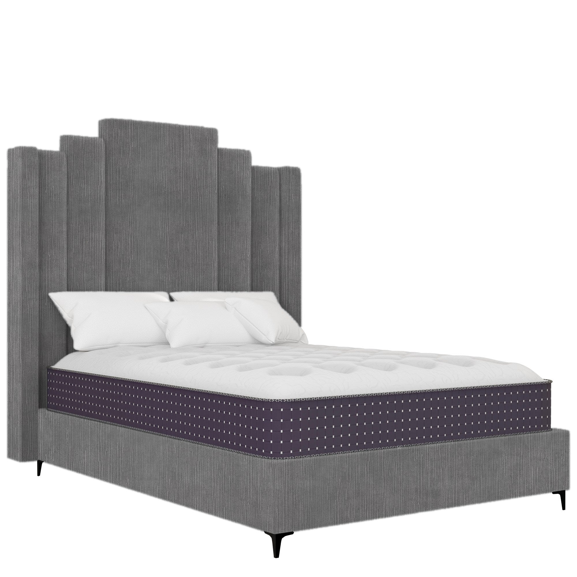 Heirloom - Wings - Textured Grey Velvet #34