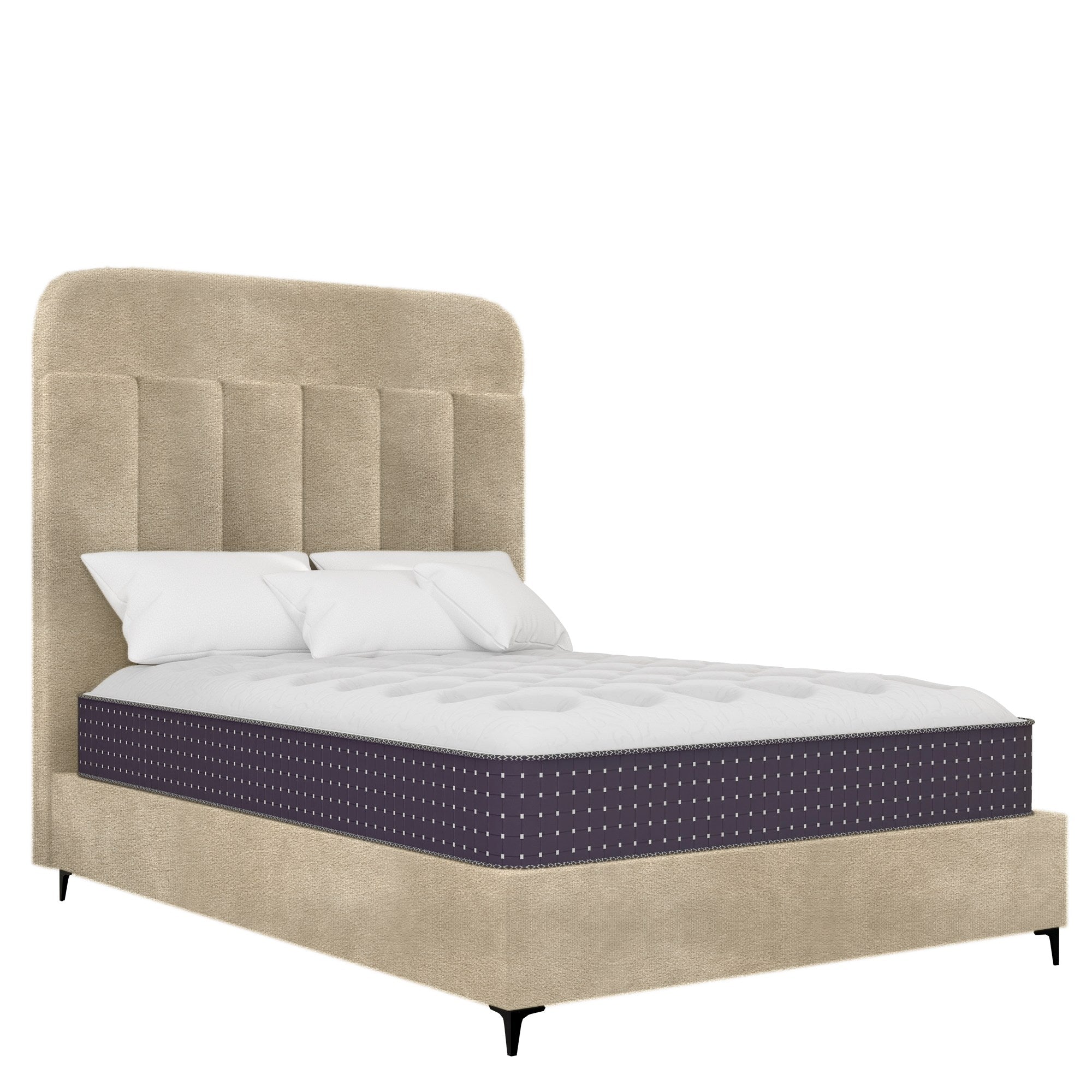 Luxeloom - Rounded - Beige Velvet #3