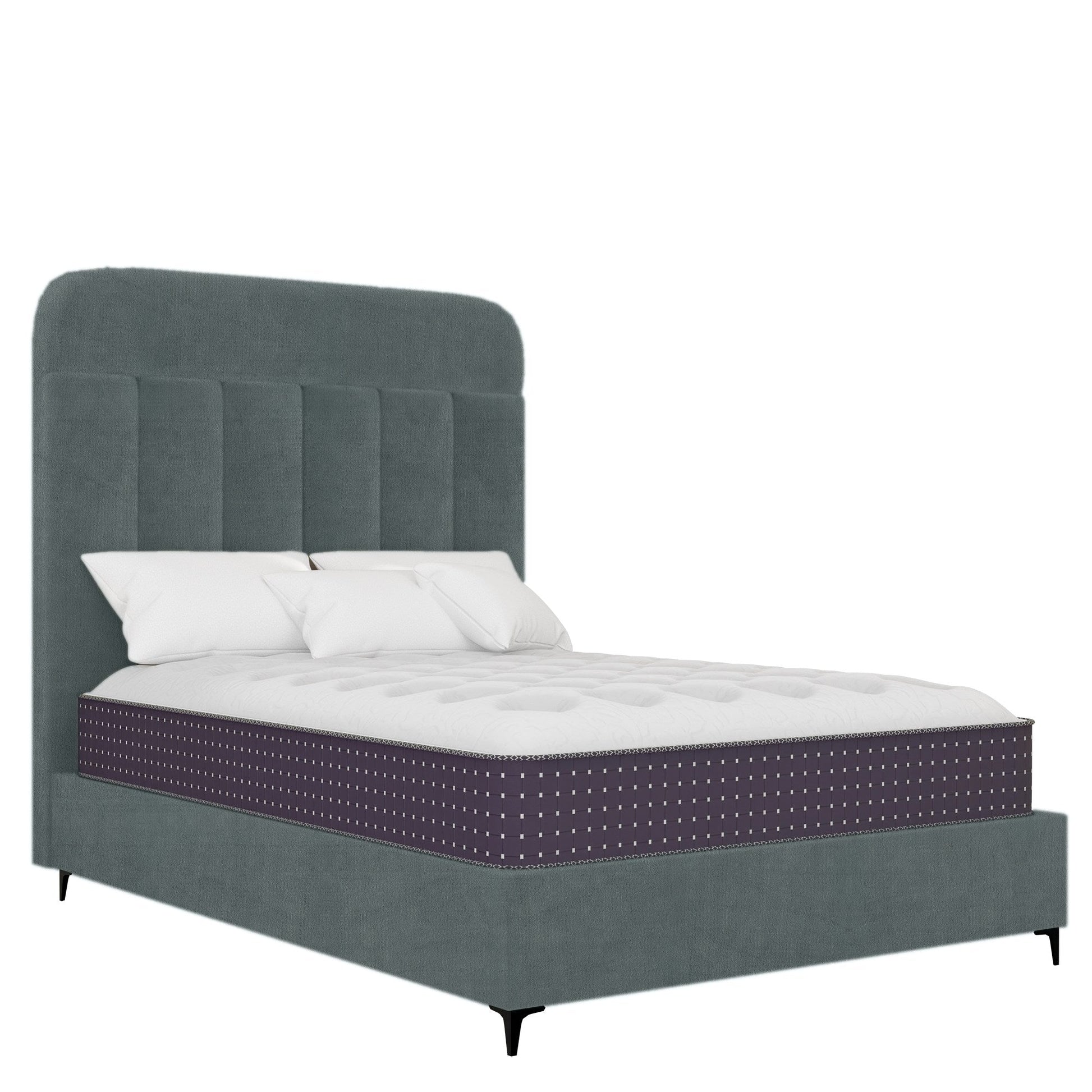 Luxeloom - Rounded - Slate Blue Velvet #11
