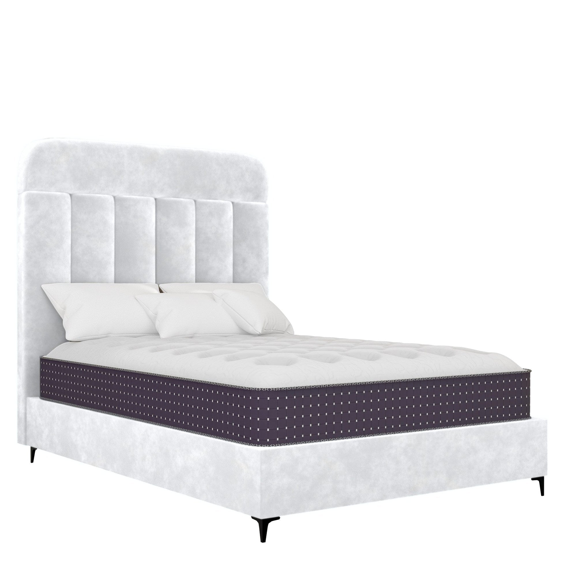 Luxeloom - Rounded - White Velvet #67
