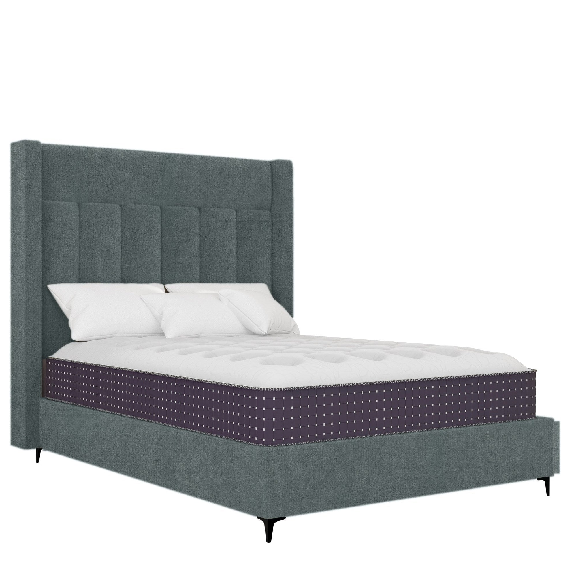 Luxeloom - Wings - Slate Blue Velvet #11