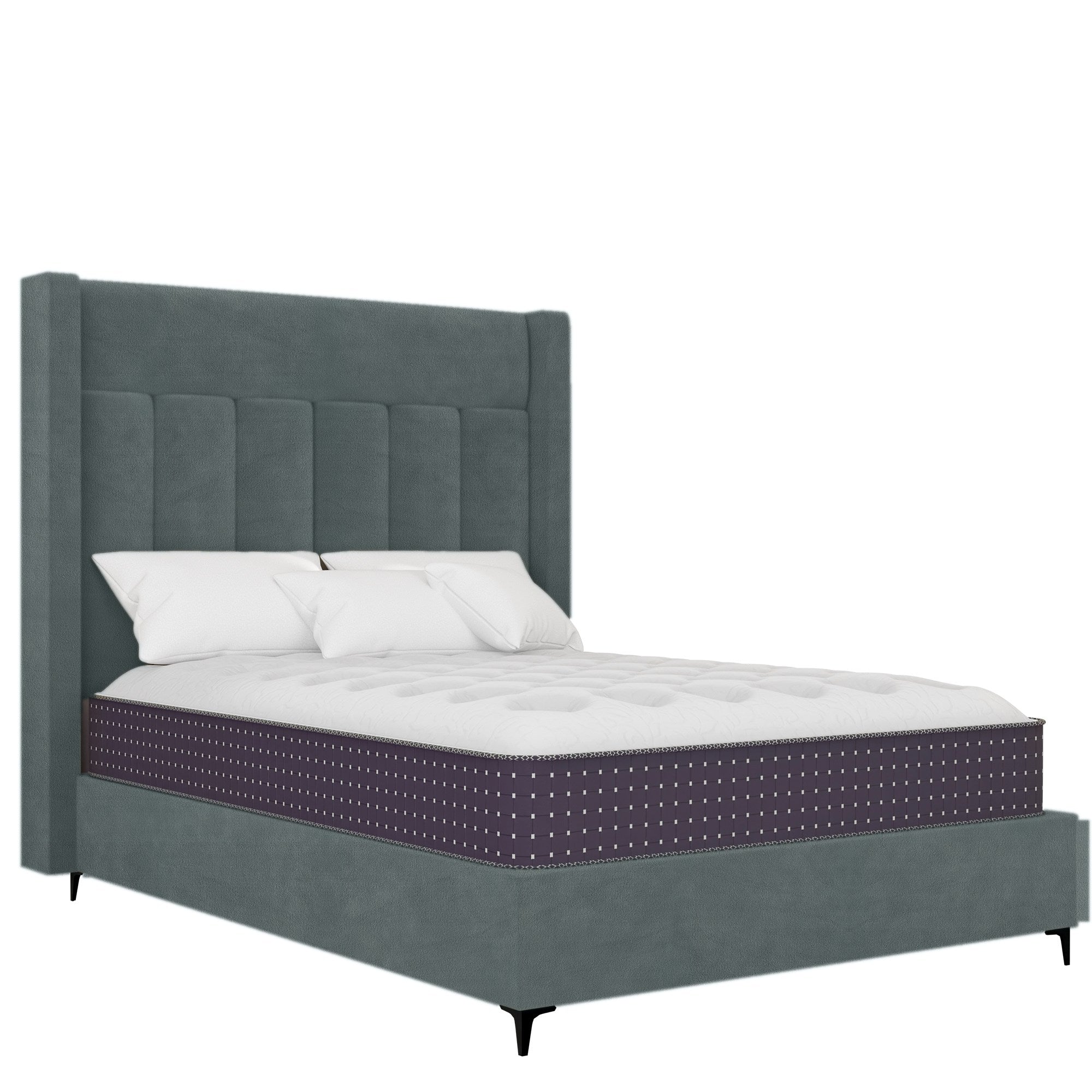 Luxeloom - Wings - Slate Blue Velvet #11