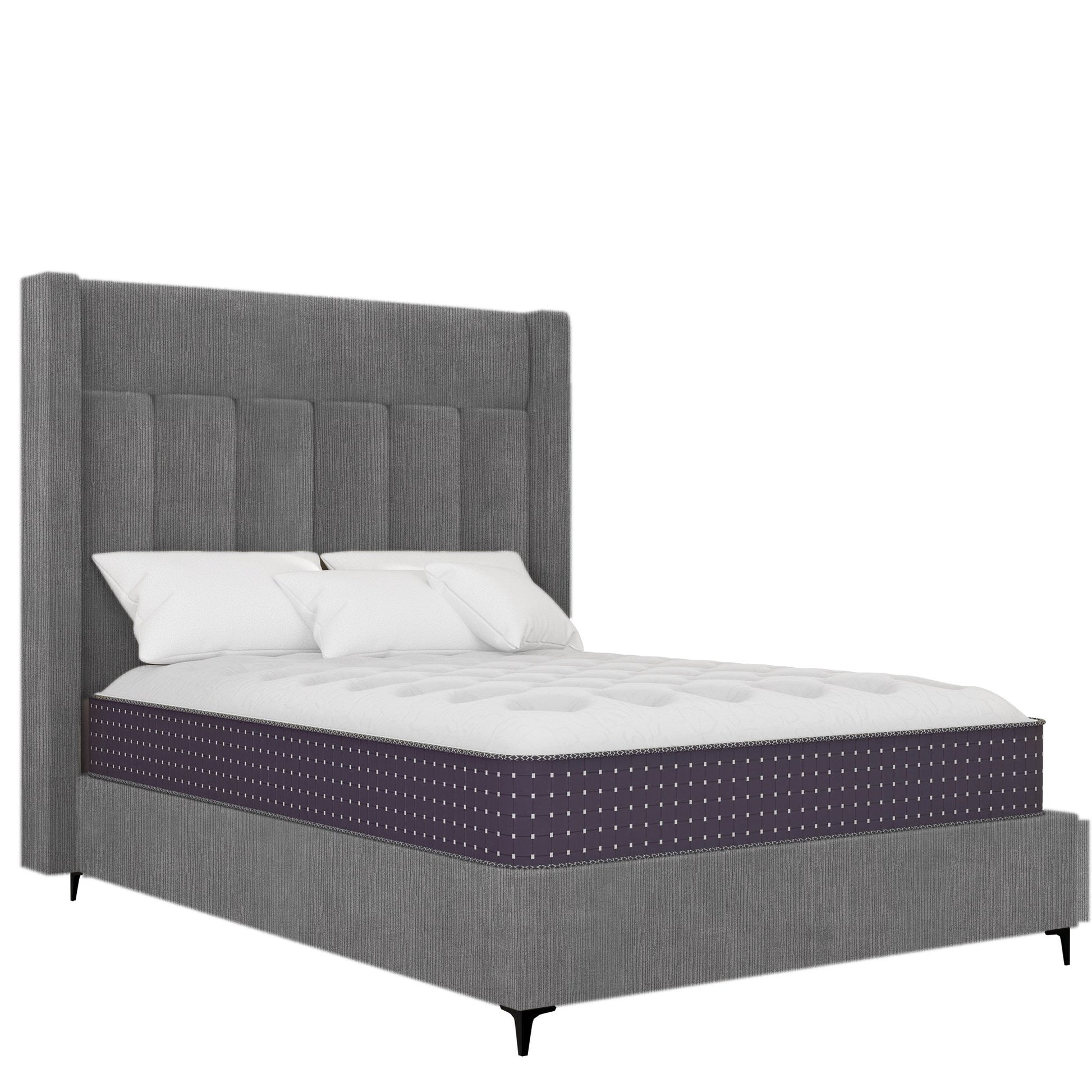 Luxeloom - Wings - Textured Grey Velvet #34