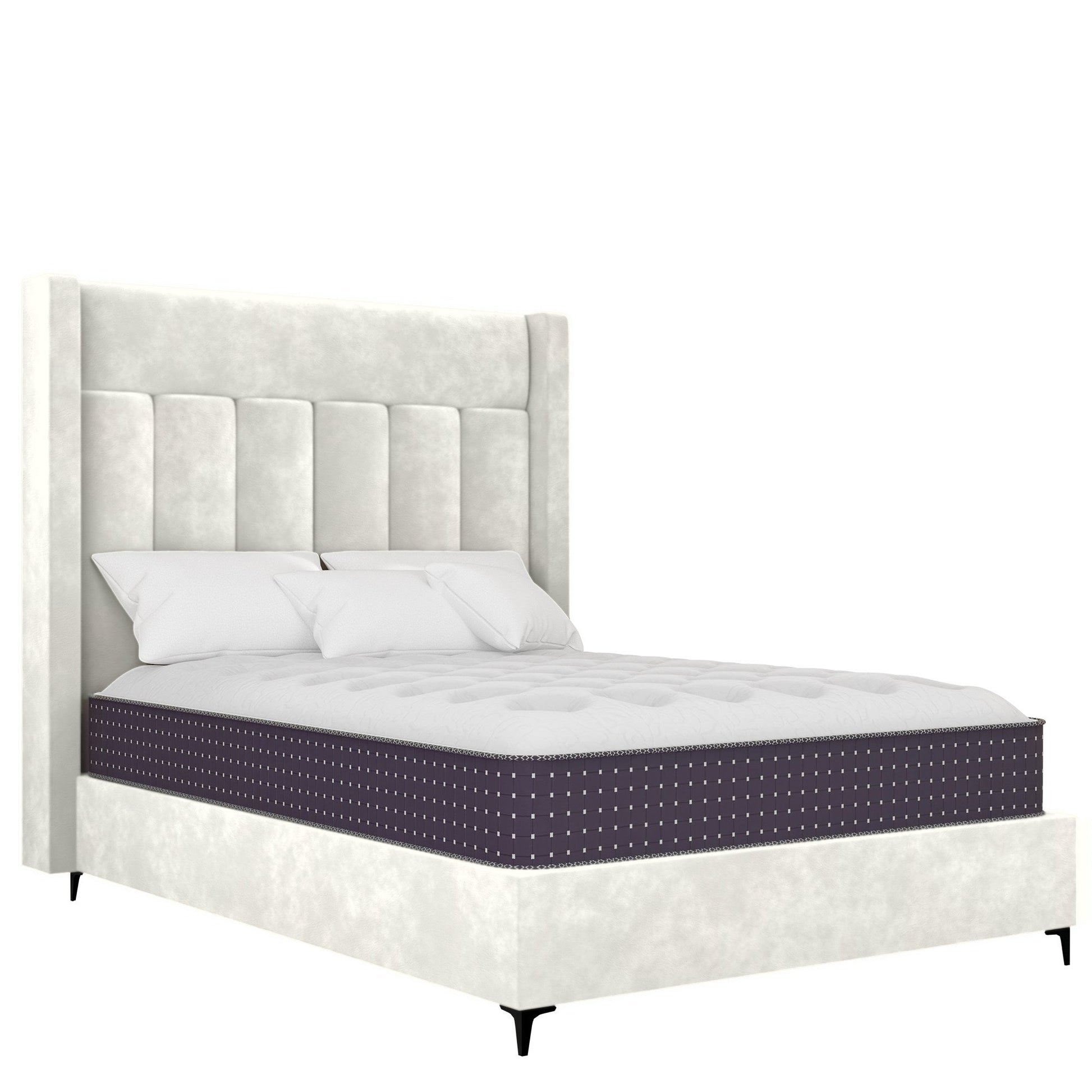 Luxeloom - Wings - White Leather