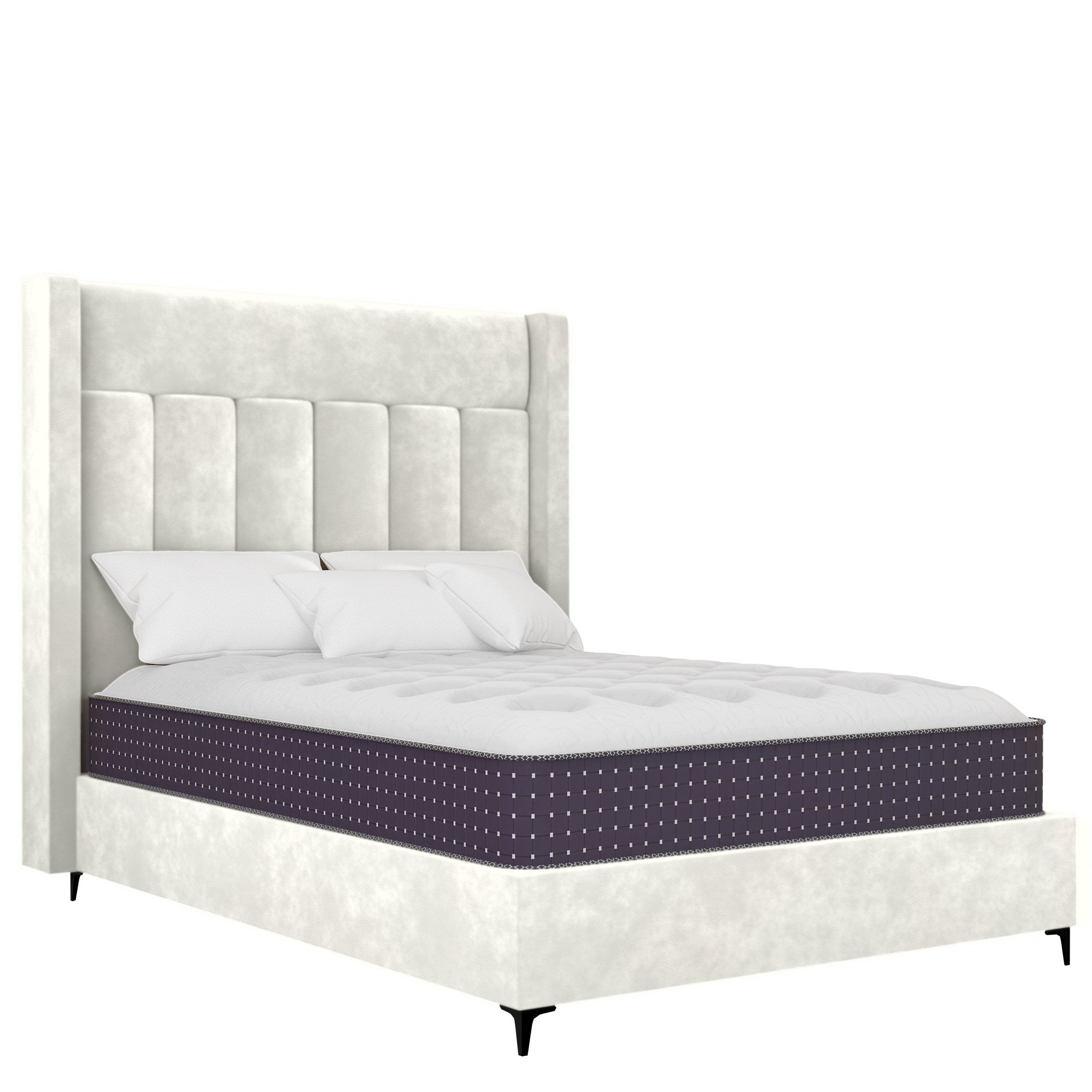 Luxeloom - Wings - White Leather