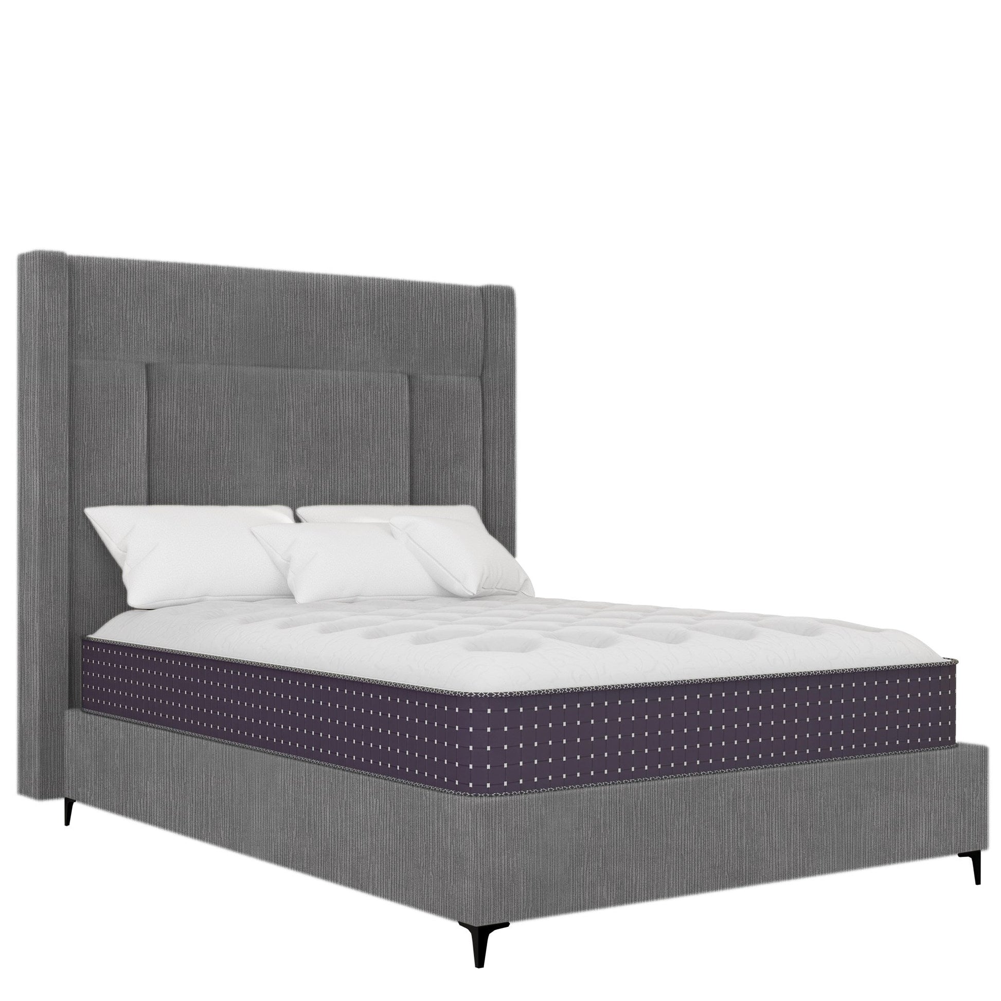 Mastic - Wings - Textured Grey Velvet #34