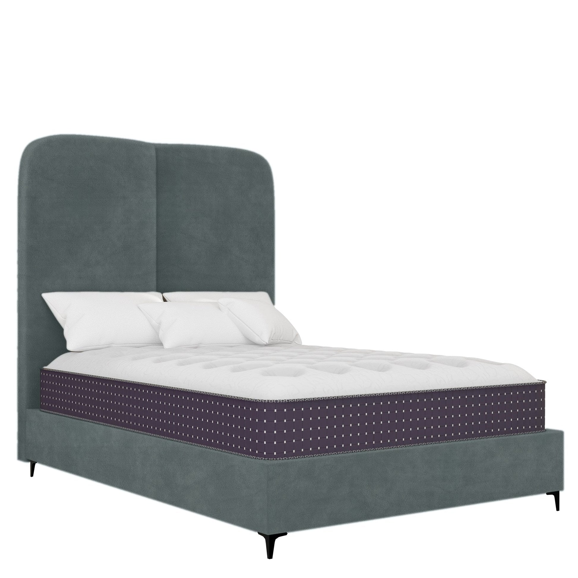 Ontario - Rounded - Slate Blue Velvet #11