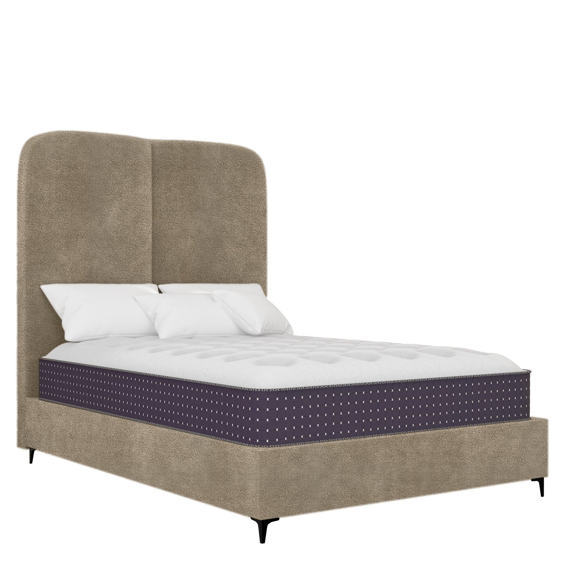 Ontario - Rounded - Taupe Velvet #8