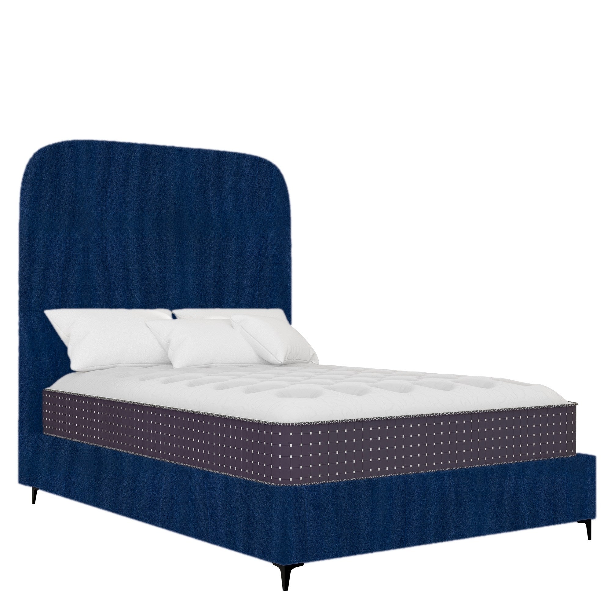 Orlando - Rounded - Blue Velvet #60